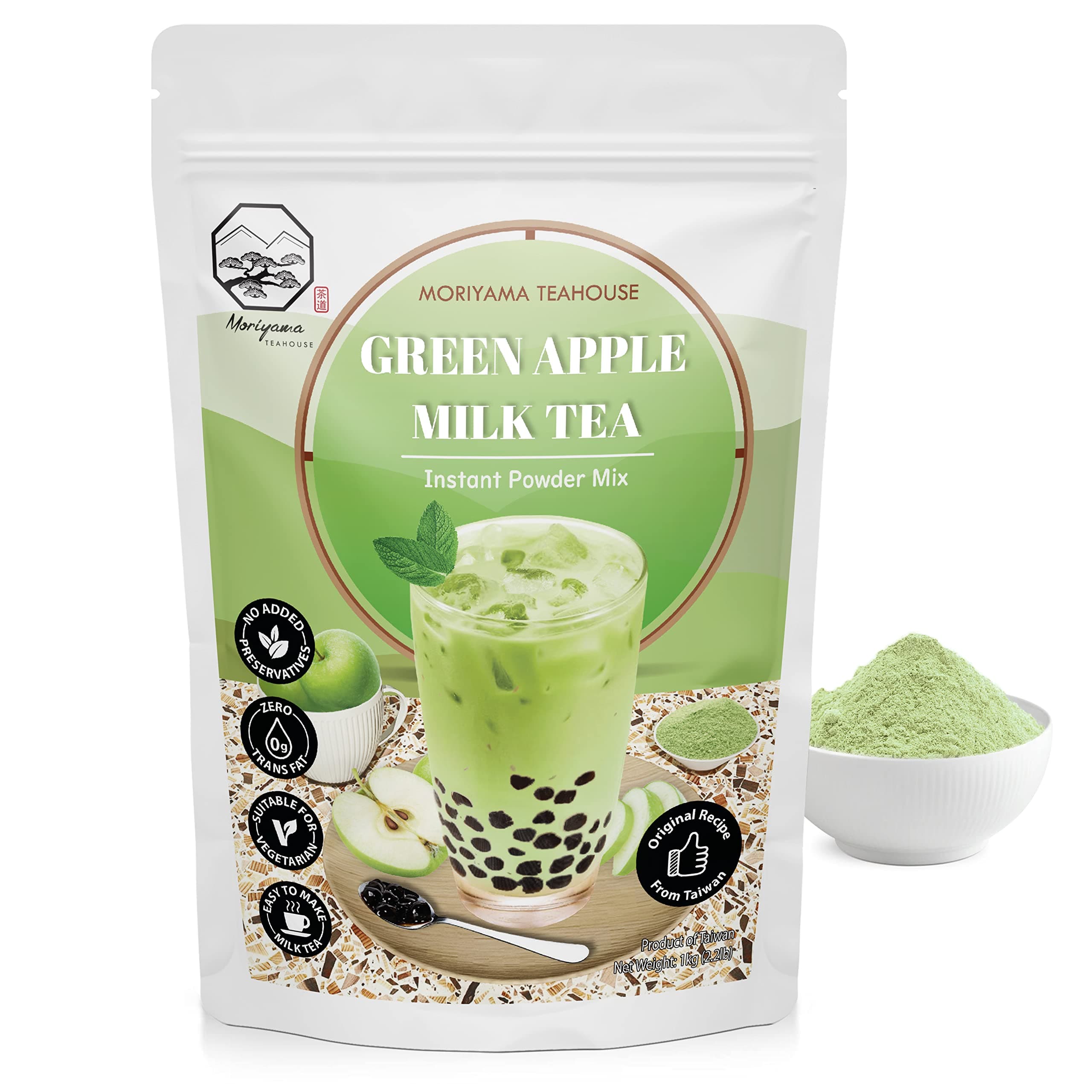 Green Apple Milk Tea Powder Mix