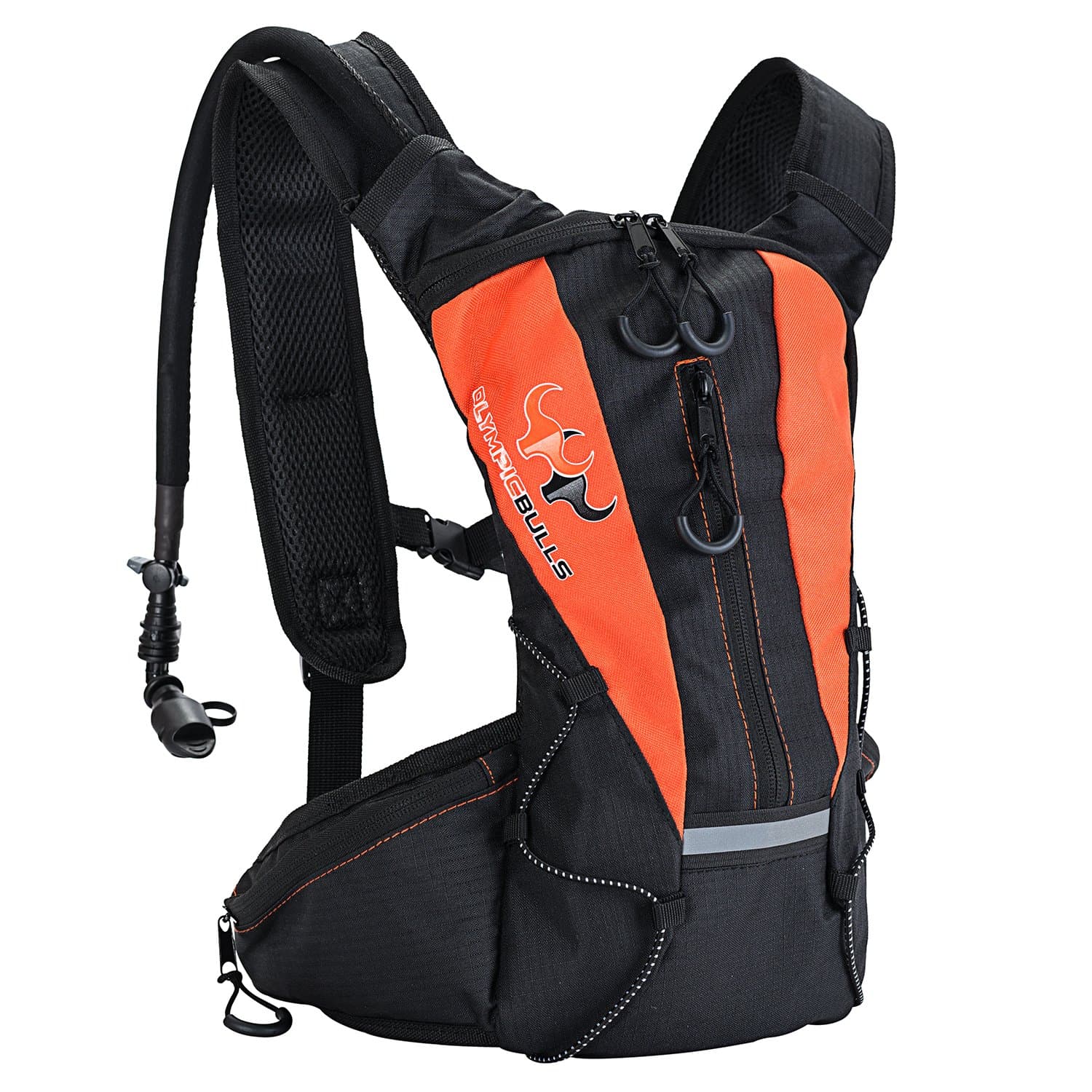 Sports Hydration Pack With Stronger Water Bladder 1.5L Bladder Pack,Multiple Storage Compartment Great for Cycling - Hiking - Running - Biking - Skiing