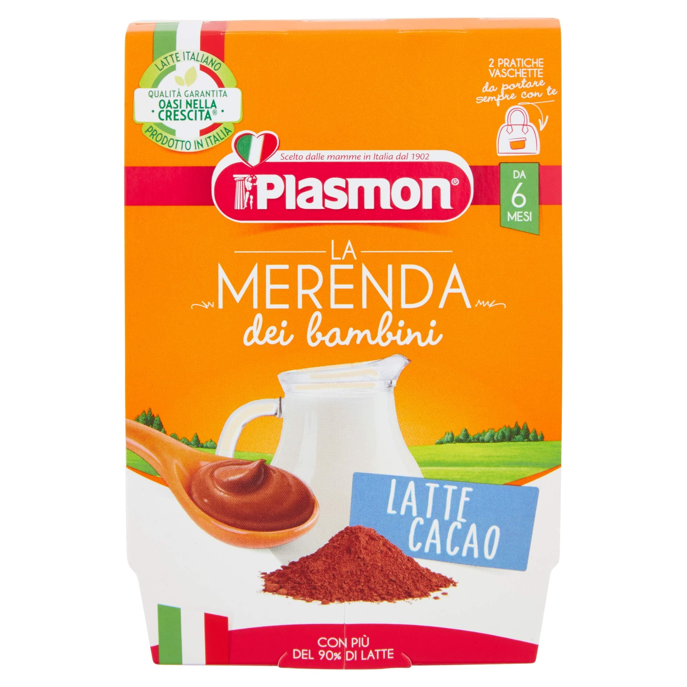 PLASMON MERENDA LATTE CACAO 2PZ 120GR