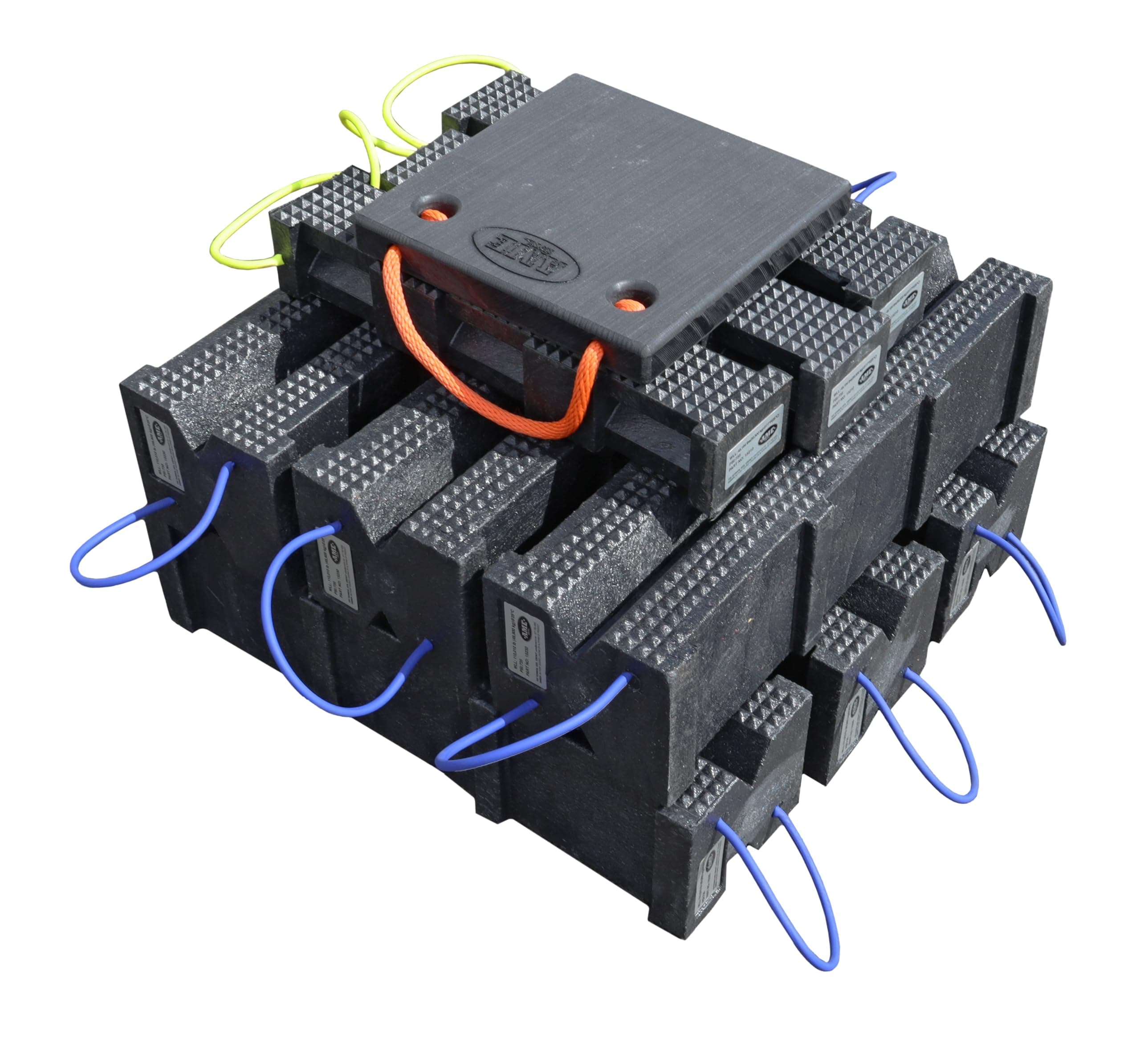 AME INTL 15255 FR Super Stacker Cribbing Set with Jack Plate (3 15210 6