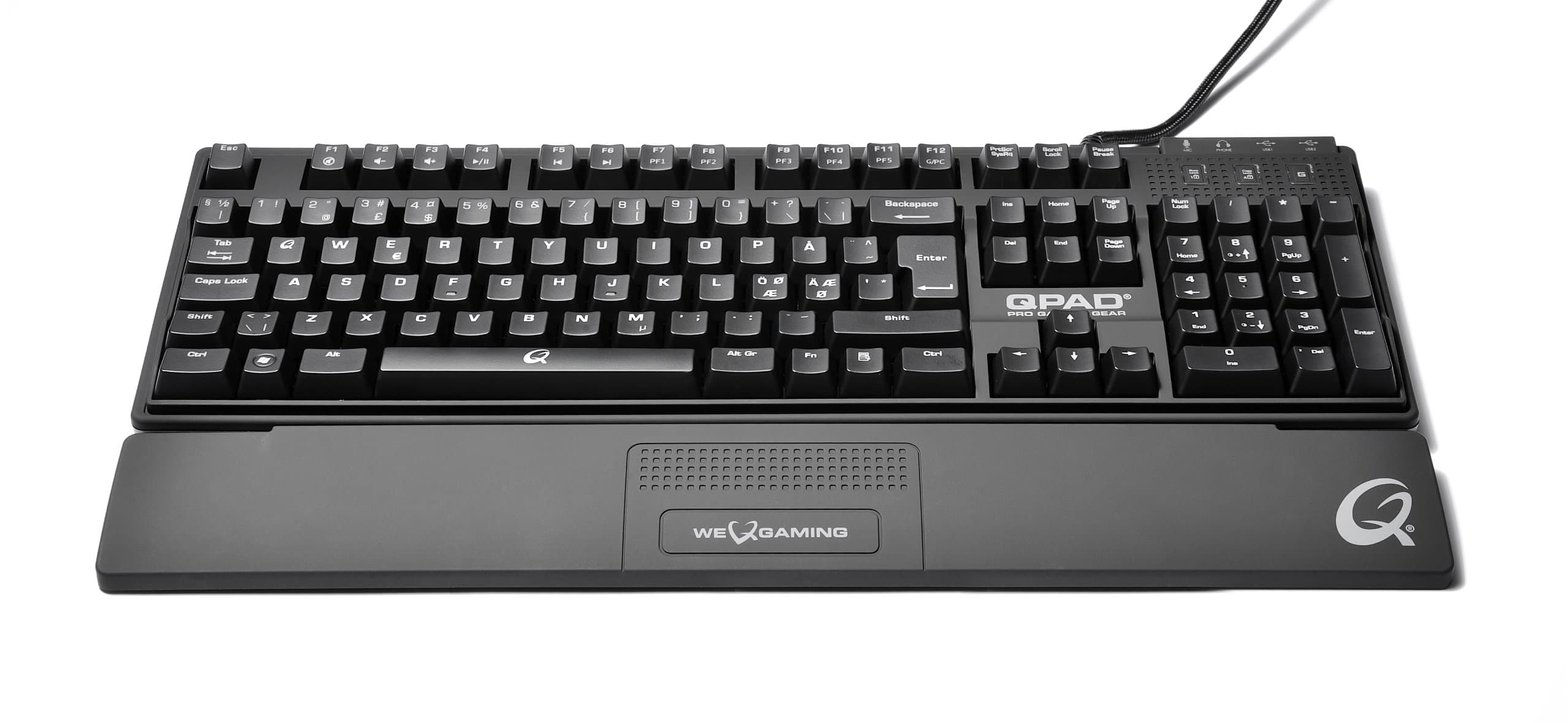 Qpad MK-85 Pro Gaming Backlit Mechanical Keyboard - Brown