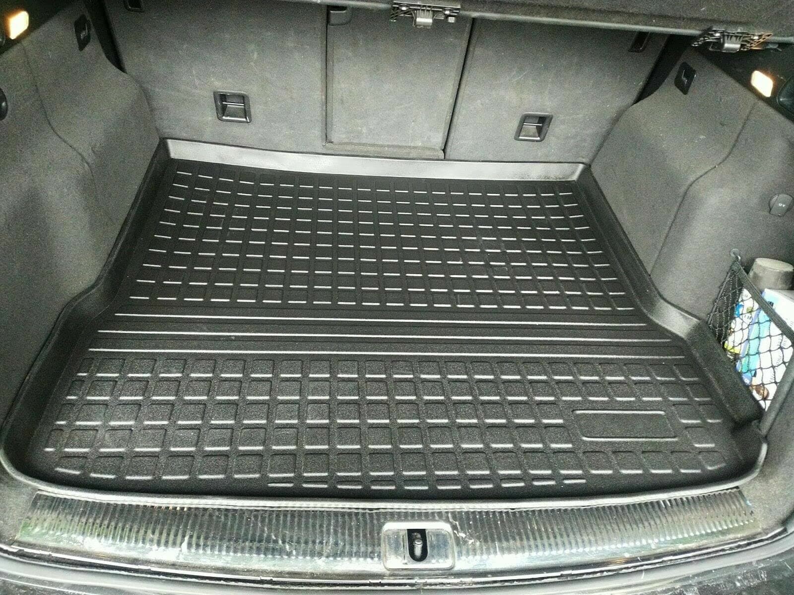 Cargo Liner - Trunk Mat for Audi Q5 SQ5 2009-2017 – Weather-Resistant Trunk Mats for Cars with Raised Lip – Non-Slip Car Trunk Mat Rubber – Easy to Install – Laser Pre-Cut Design