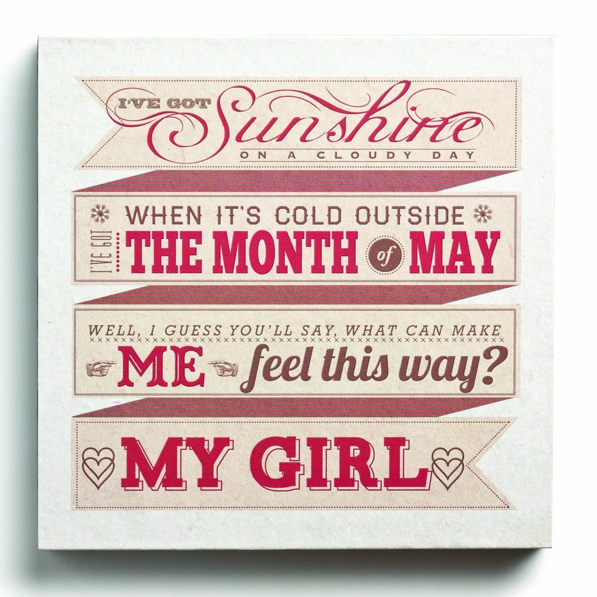 My Girl Box Decorative Sign