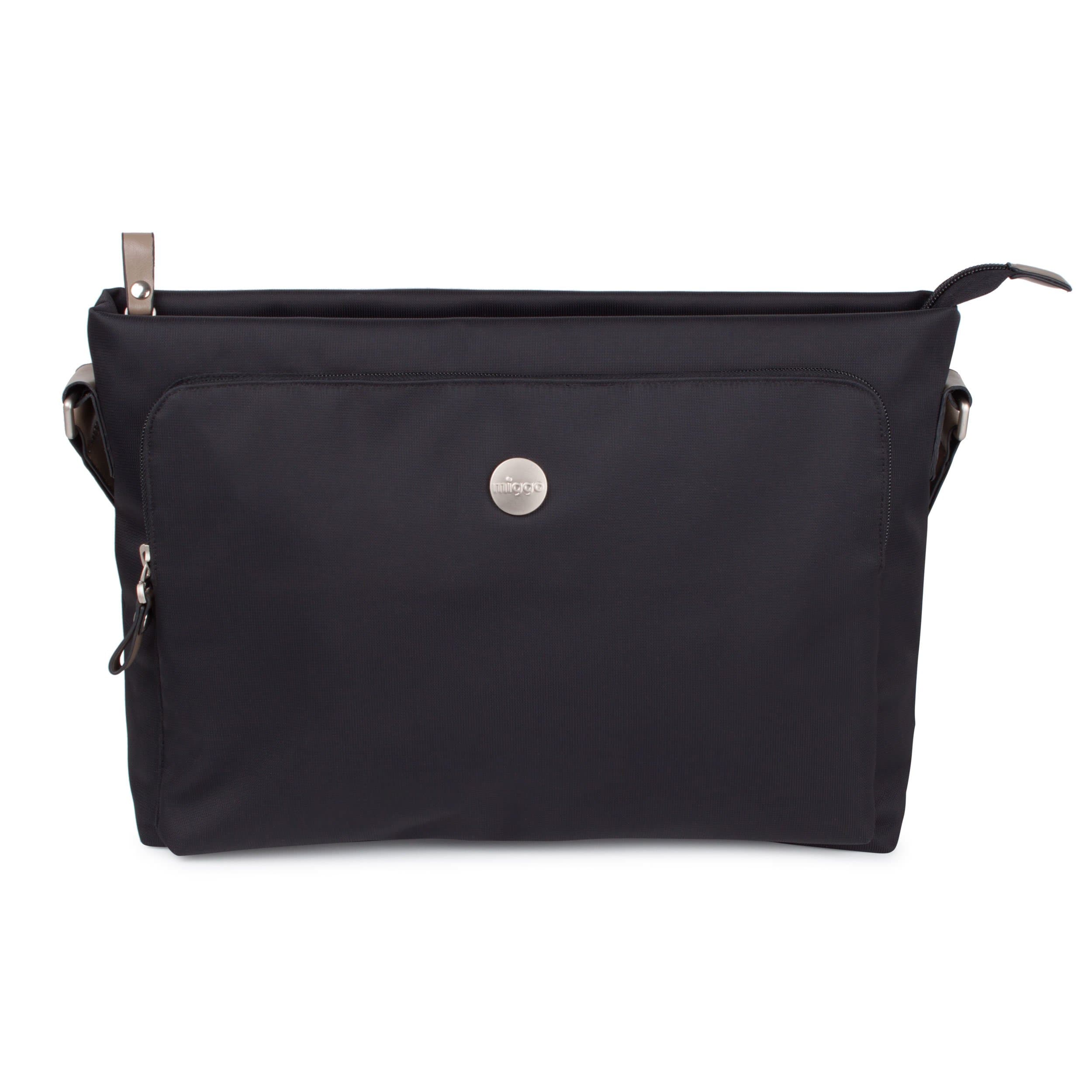 BAL HARBOUR Slim Briefcase, Polyester, Black, Fits up to 13-inch Laptop & 10-inch Tablet