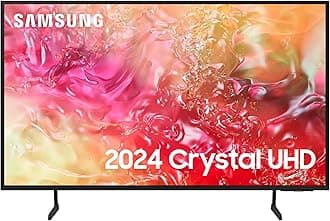 DU7100 75" Crystal UHD SmartTV, With Crystal Processor 4K, PurColour, Object Tracking Sound Lite, Gaming Hub, Smart TV powered by Tizen, UE75DU7100KXXU, UK Model (2024)