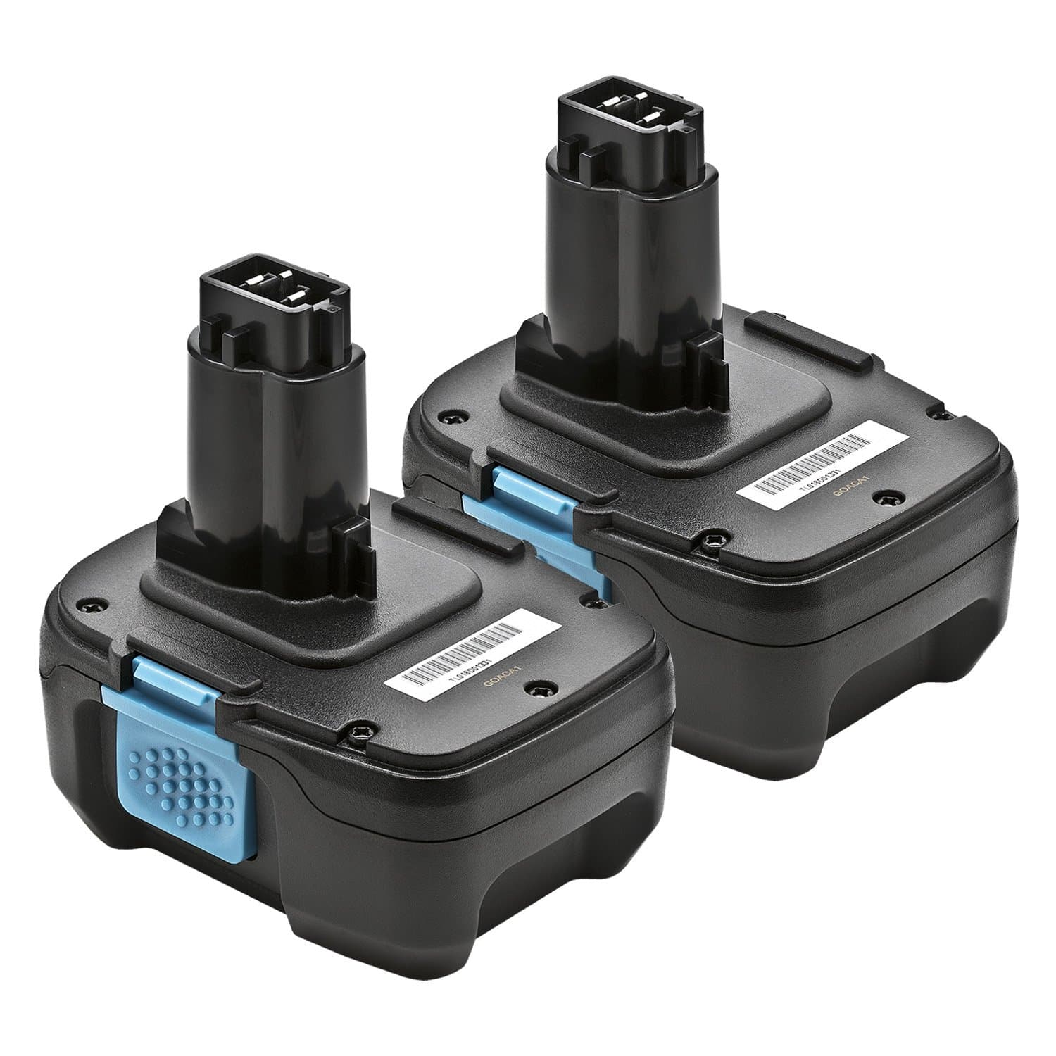 2 Pack Replacement Battery for De-Walt DC9182, DC9181, DC9180, 18V XRP Lithium Ion fits All Dewalt 18 Volt Tools