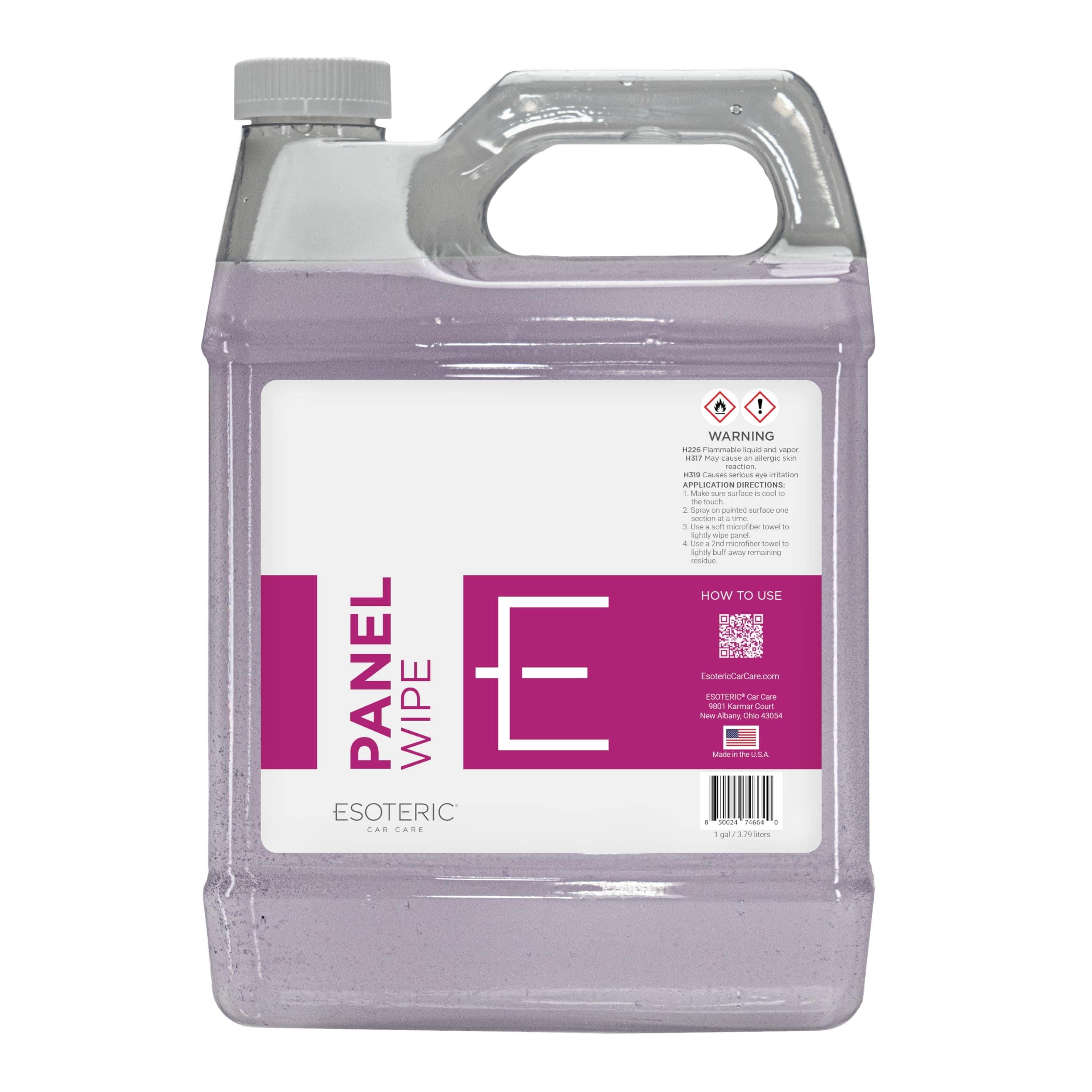 ESOTERIC Panel Wipe Surface Cleaner, Pre Coating Car Prep Spray for Ceramic Coating, Graphene Coating, Polymer Sealant, Car Wax, Use After Buffing, Grease Remover for Proper Ceramic Application