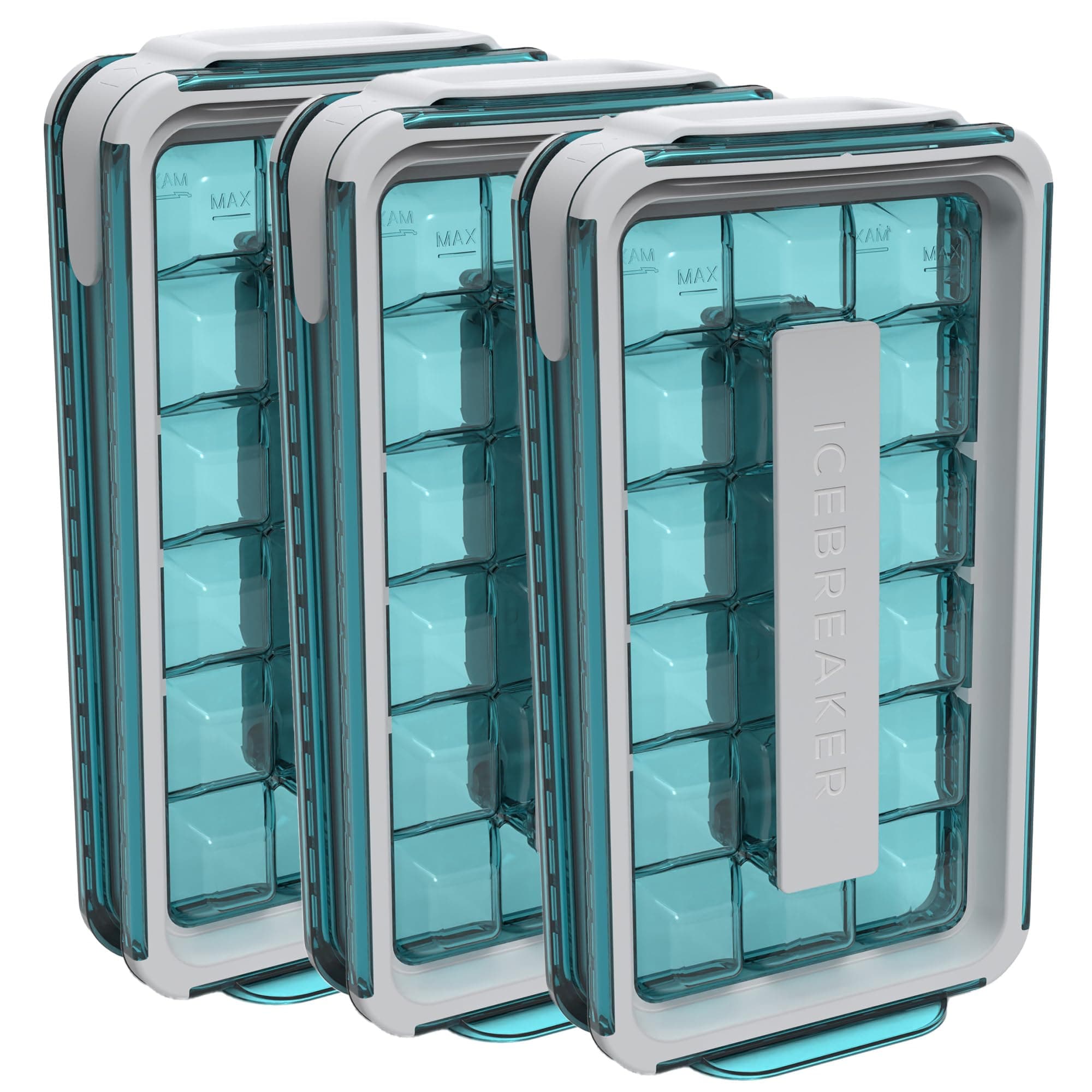 POP 2.0 2024: Make And Serve Ice Without Ever Touching The Ice | The Sanitary Silicone Ice Cube Tray for Freezer | Patented Ice Trays for Freezer | This Ice Cube Maker Makes 18 Cubes