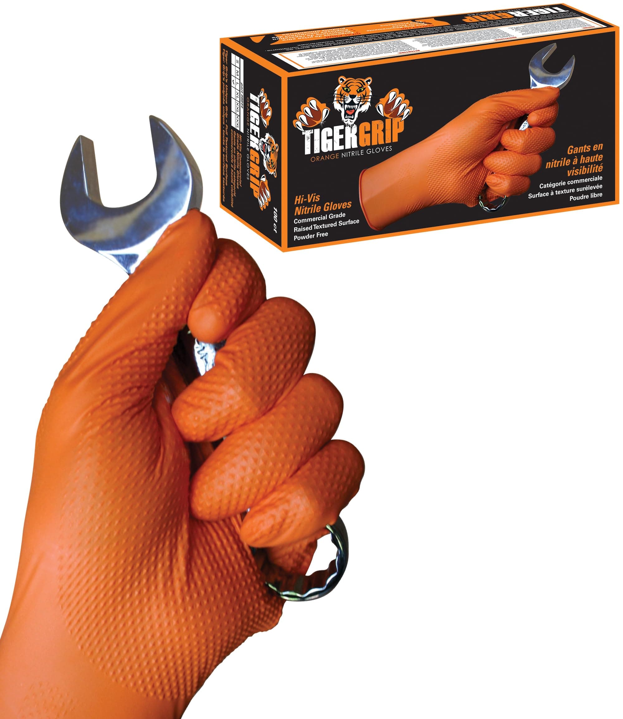 Kunzer Tiger Grip XL Gloves, Orange