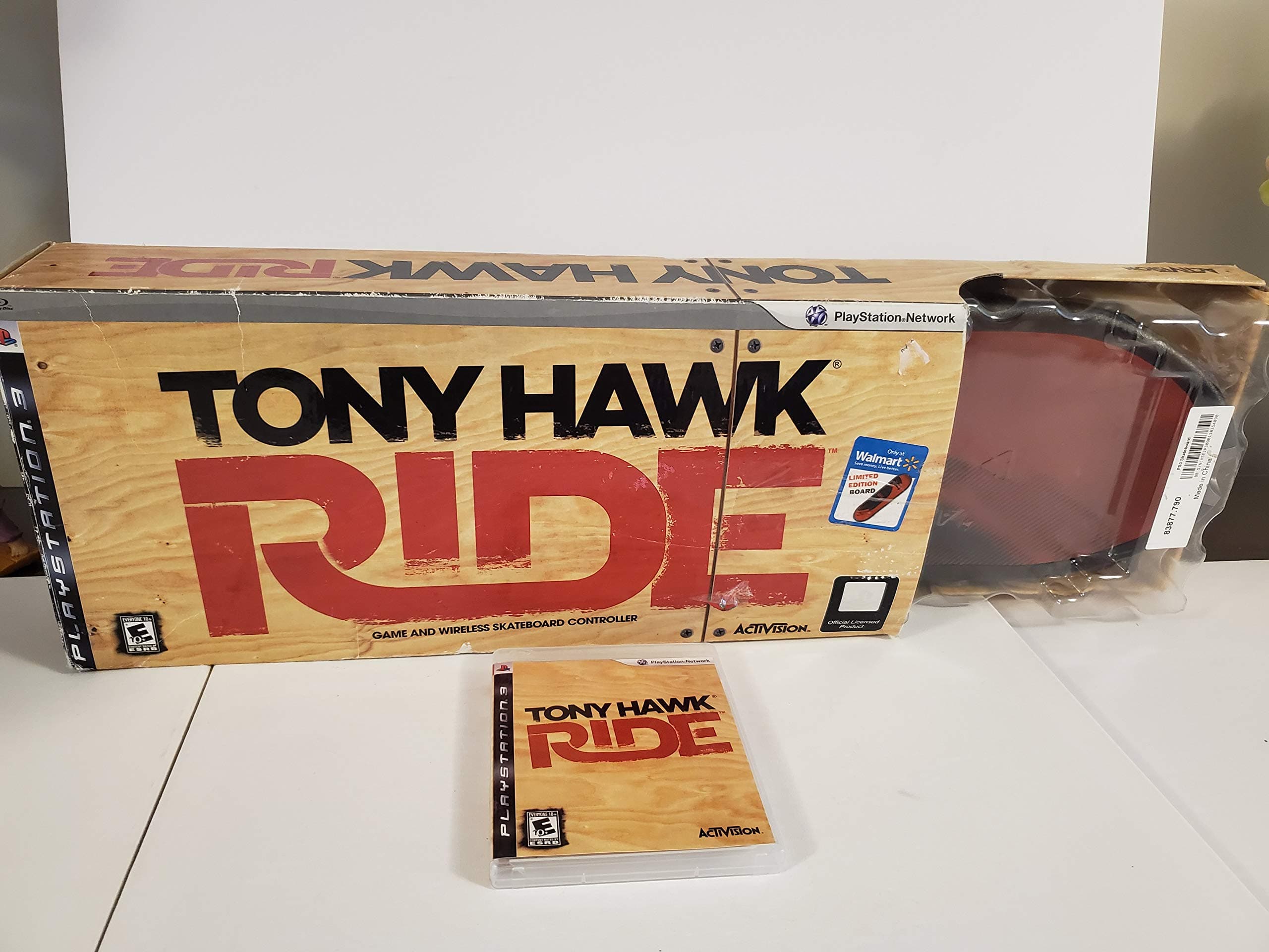 Tony Hawk Ride Bundle Limited Edition Board for Playstation 3 Ps3