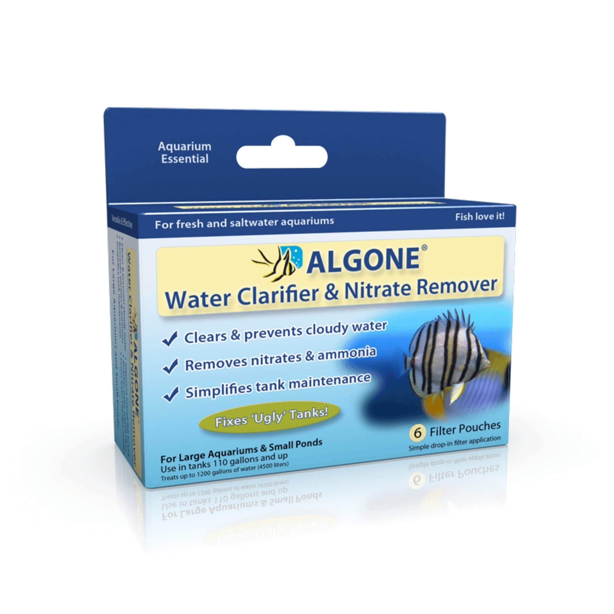 Algone (3 Packs) Large Aquarium Water Clarifier and Nitrate Remover