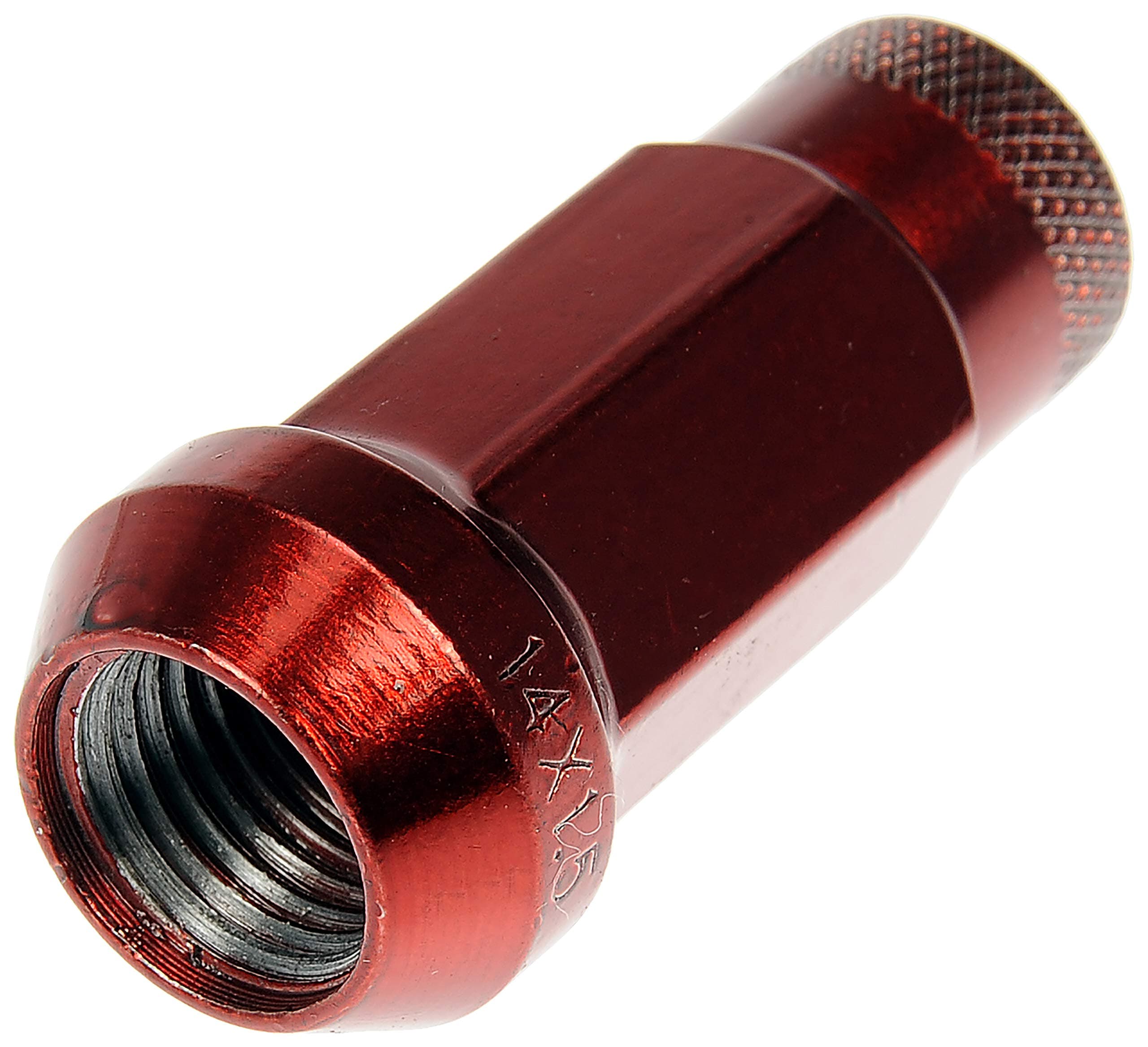Dorman 713-685E Red Open End Knurled Wheel Nuts Compatible with Select Models, 20 Pack