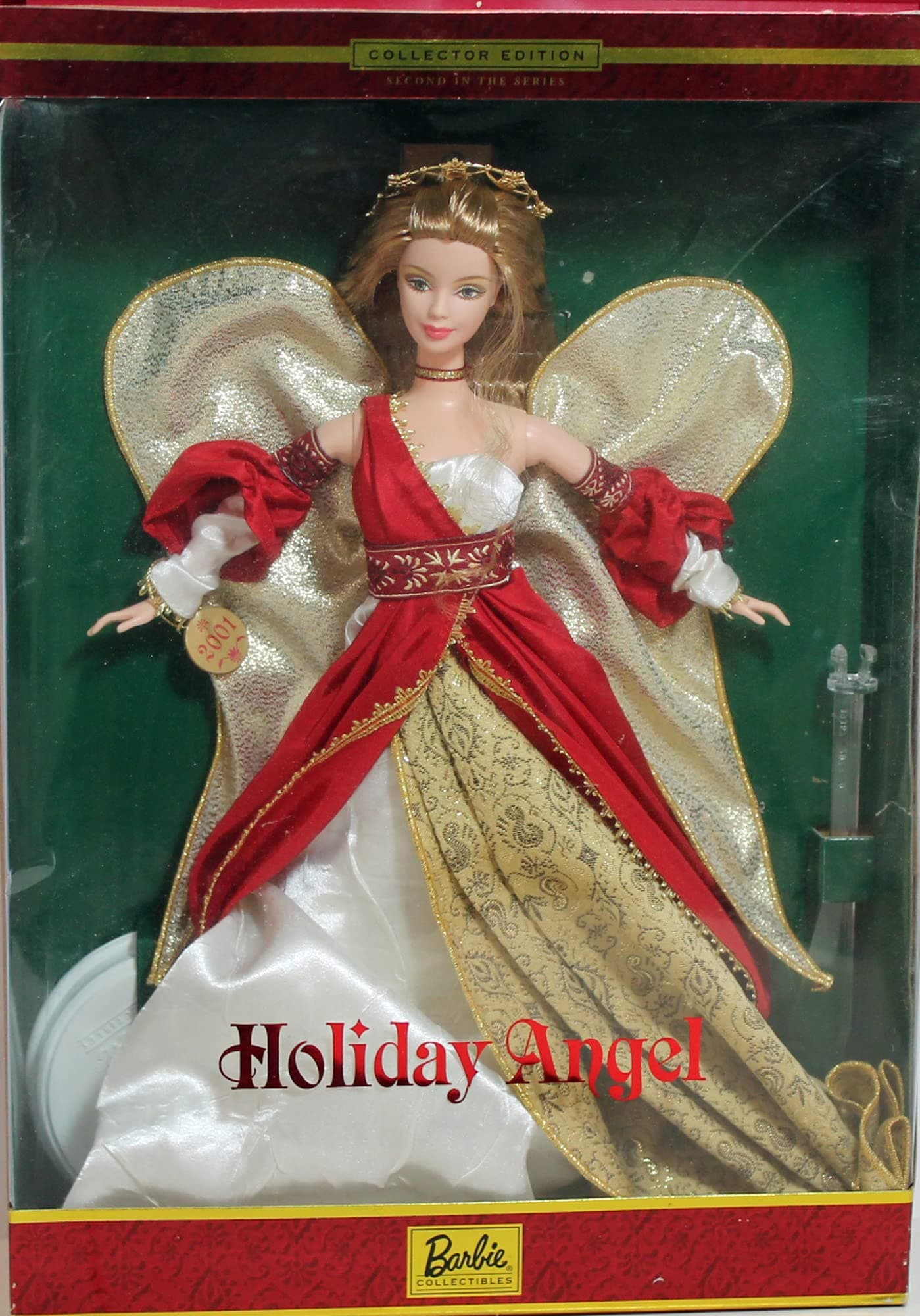 2001 Holiday Angel Barbie #2
