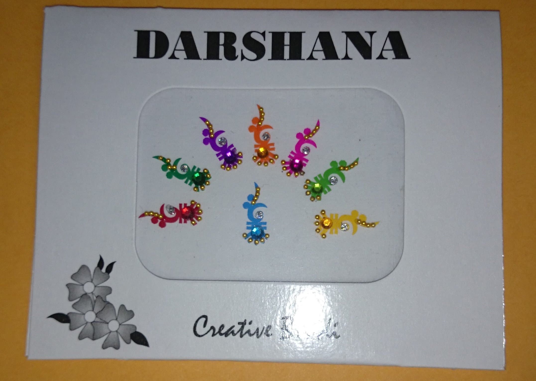 Bindi's - Indian Bollywood Style Sticker (Tattoo) DARSHANA