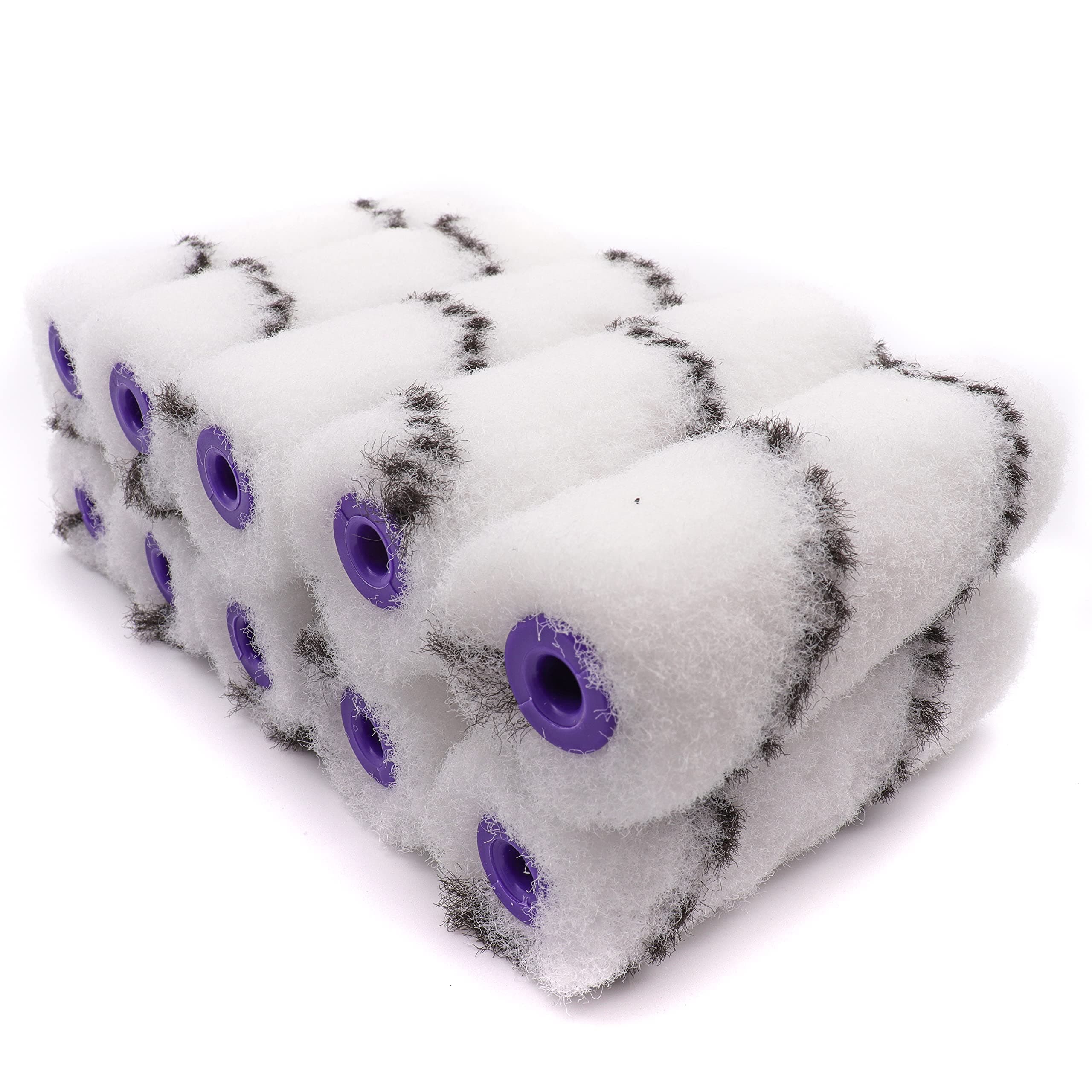 COTTAM Nylon Paint Roller Sleeves (Medium Pile) x10 | Mini/Small 4 Inch | Solvent Resistant Roller Sleeves | The Mini Rollers for Painting Epoxy & Oil Based Coatings