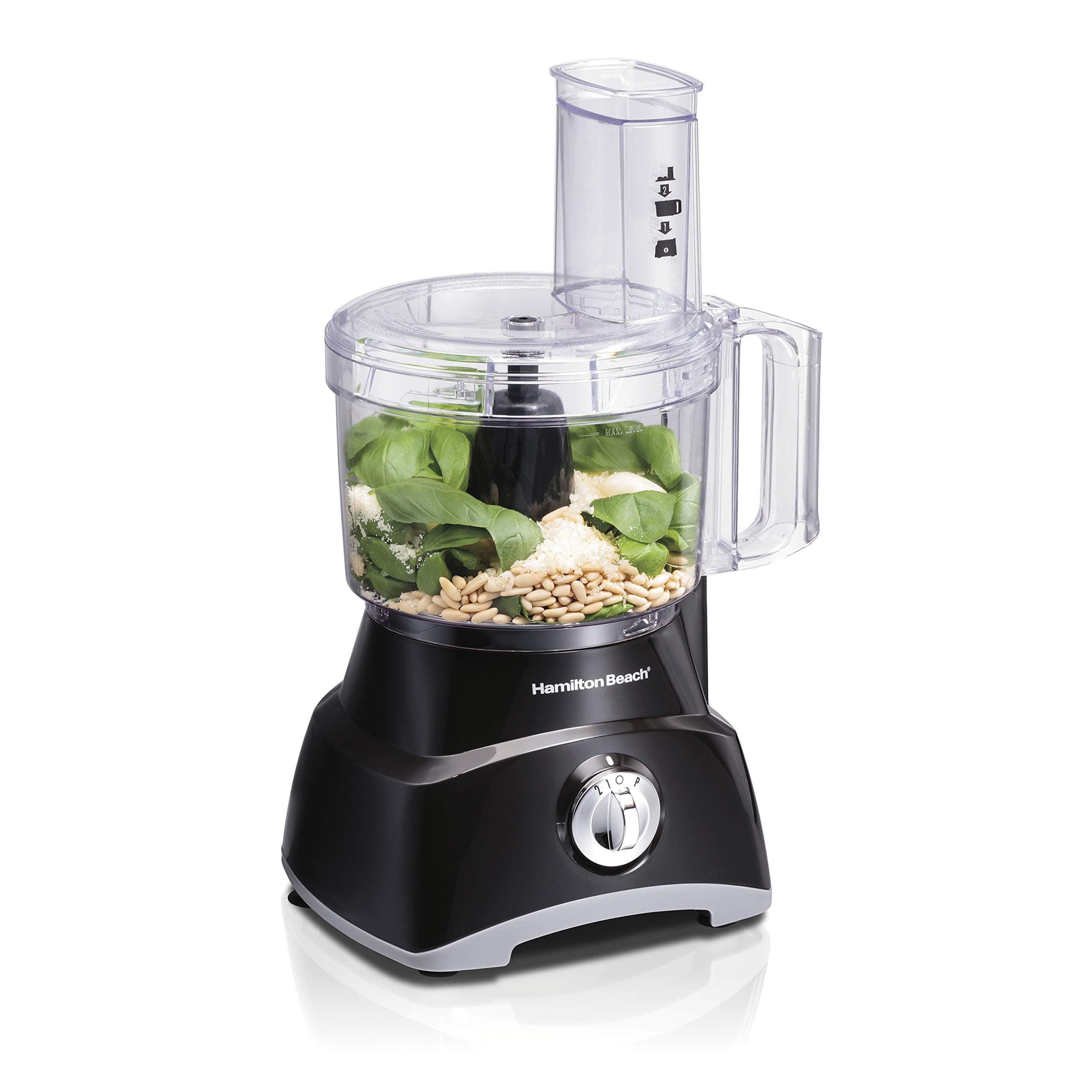 Food Processor & Vegetable Chopper for Slicing, Shredding, Mincing, and Puree, 8 Cup, Black