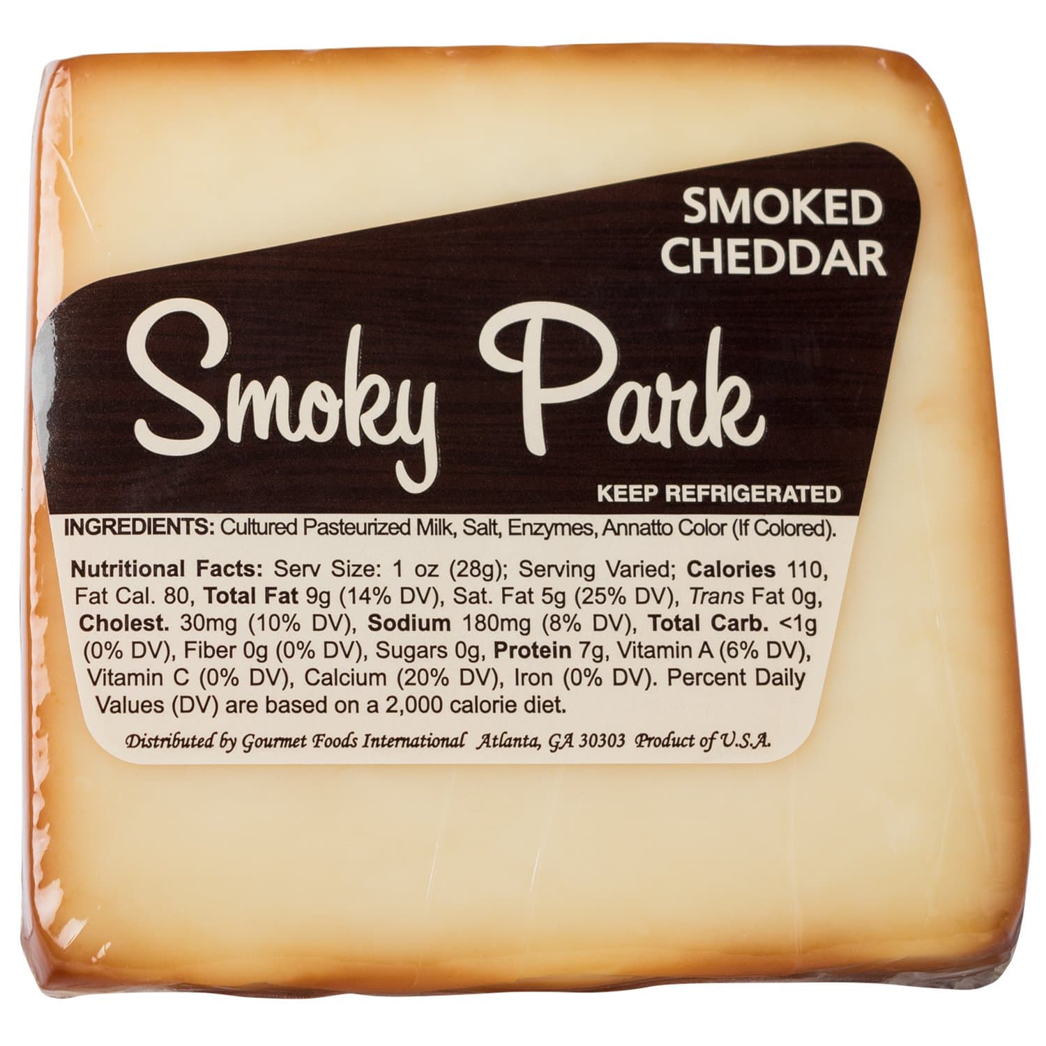 SMOKY PARK Smoked Cheddar, 7 oz