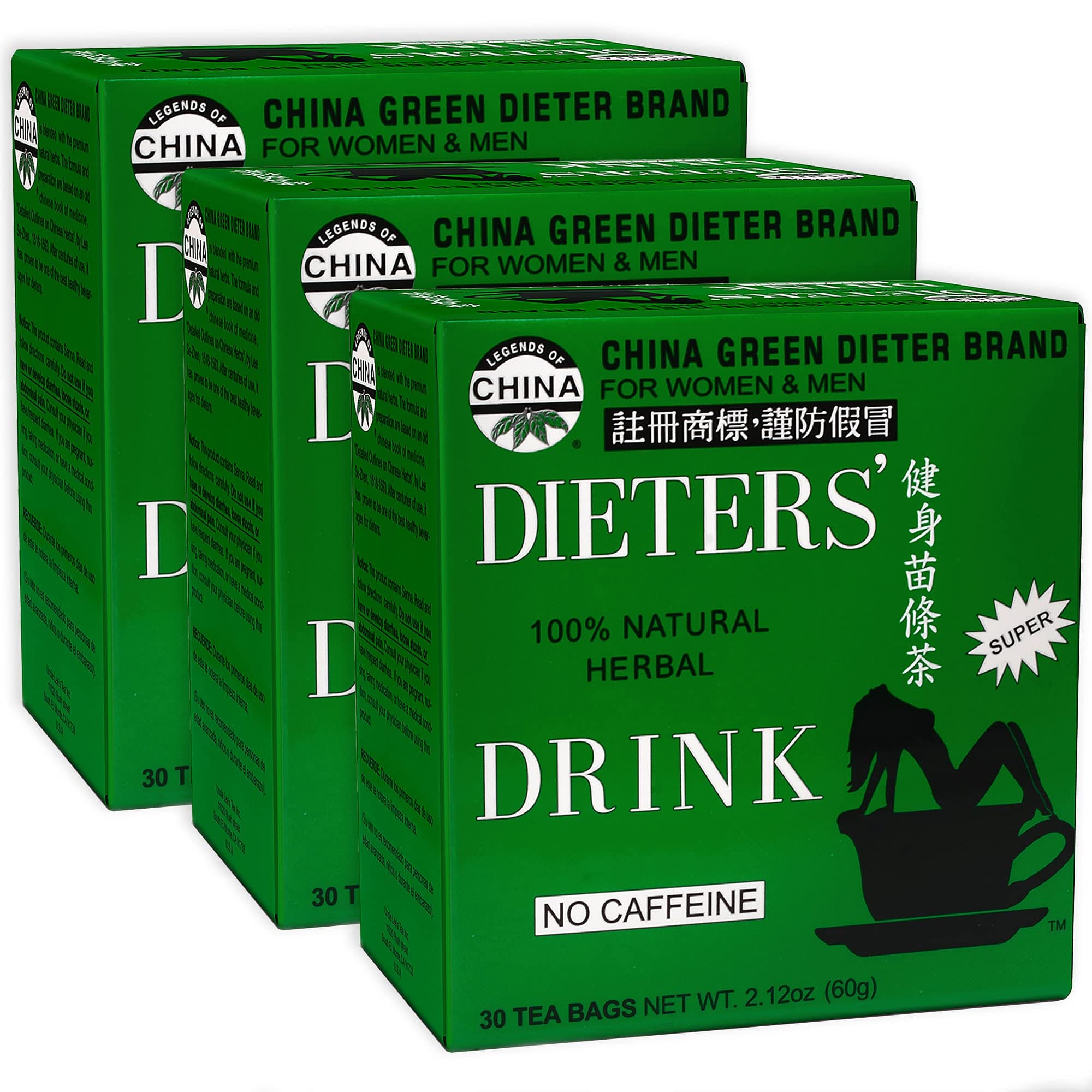 Uncle Lee's Dieters Tea For Wt Loss, 30 Bag, 2.12 Oz, 3 pk