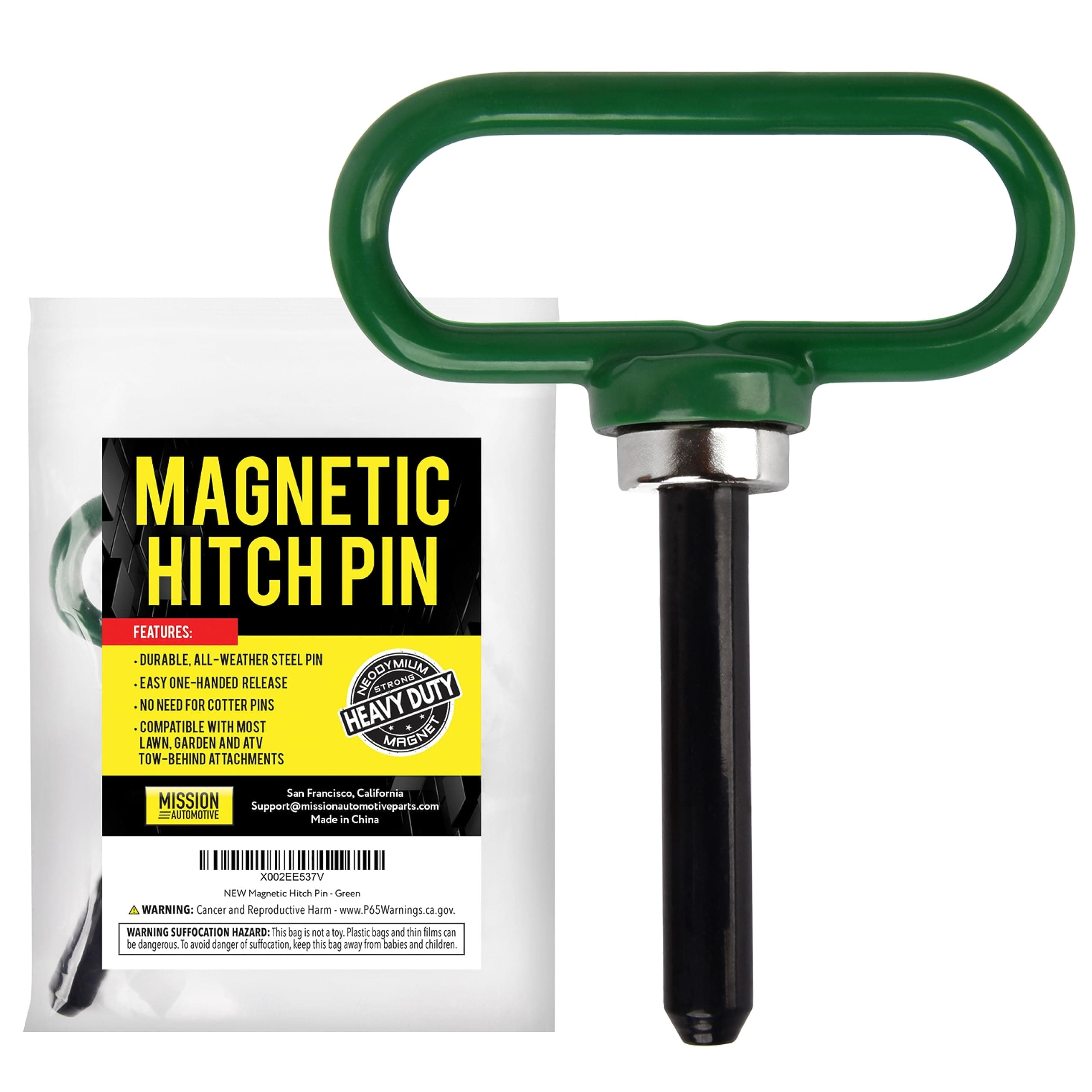 Green Magnetic Hitch Pin