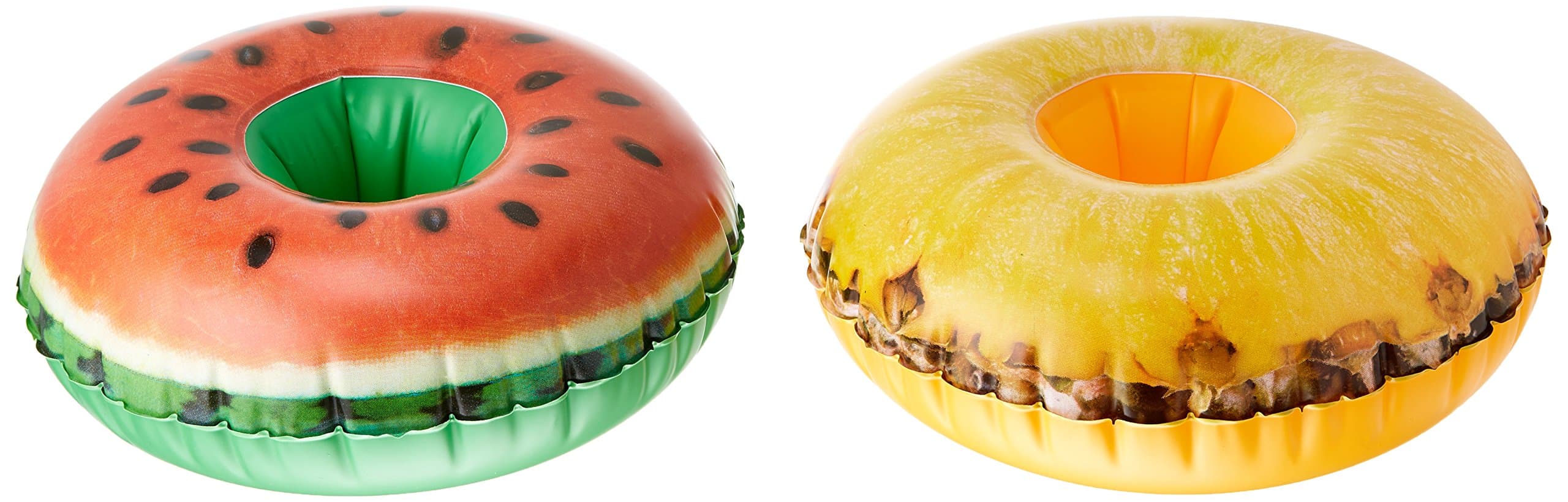 Pool Candy Inflatable Drink Float (Watermelon and Pineapple)