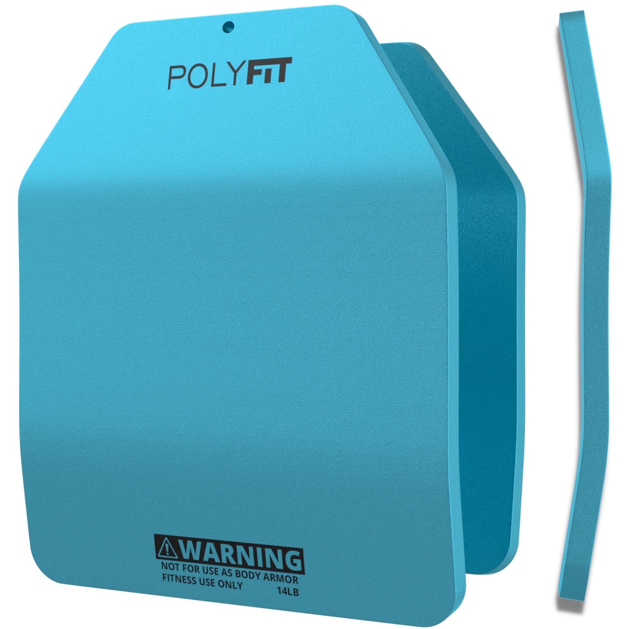 Polyfit Curved Weight Vest Plates - 14LB (Pair)