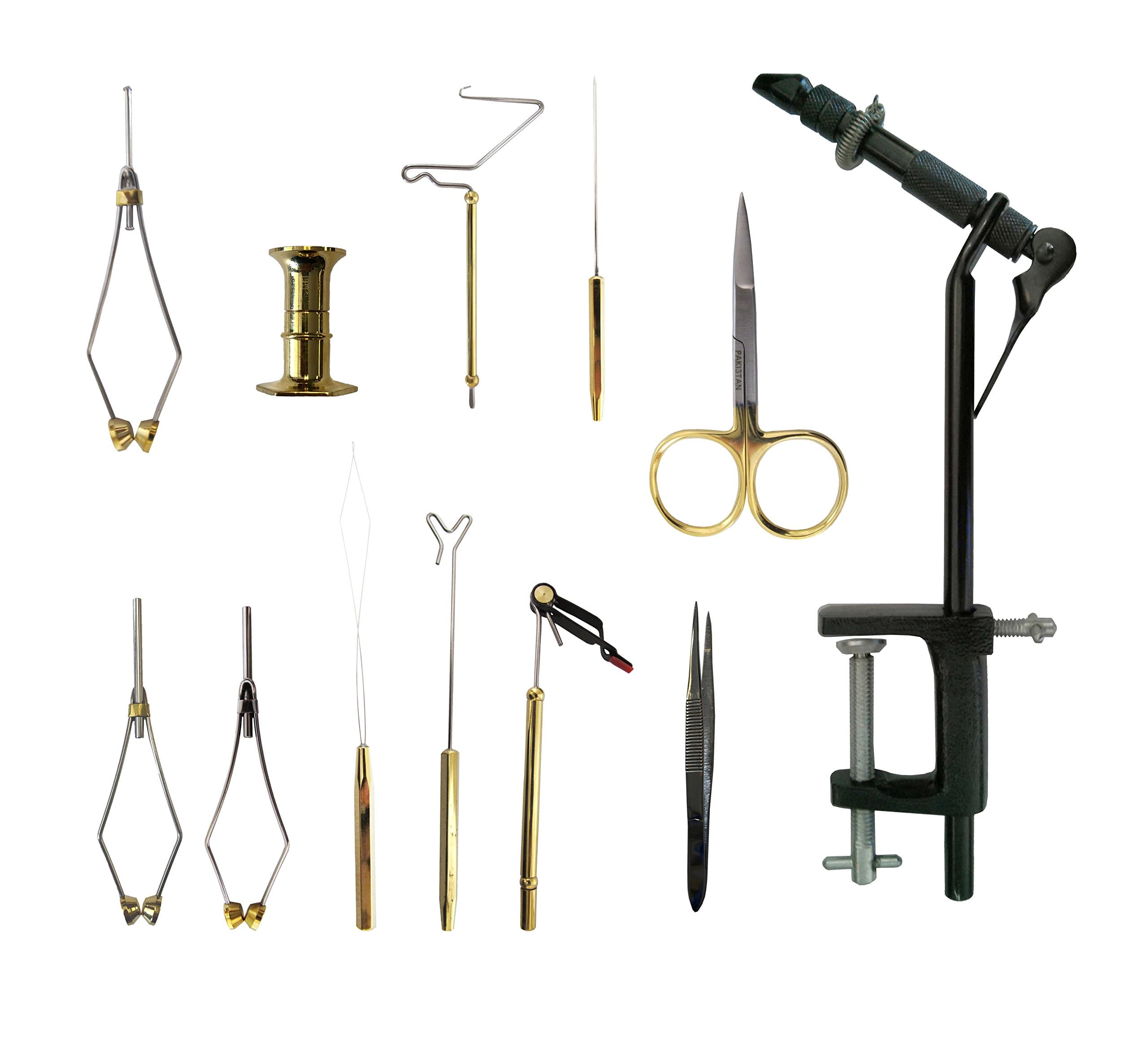 GSW Premium Fly Tying Kit w/Super AA Vise (Bulk Packaging)