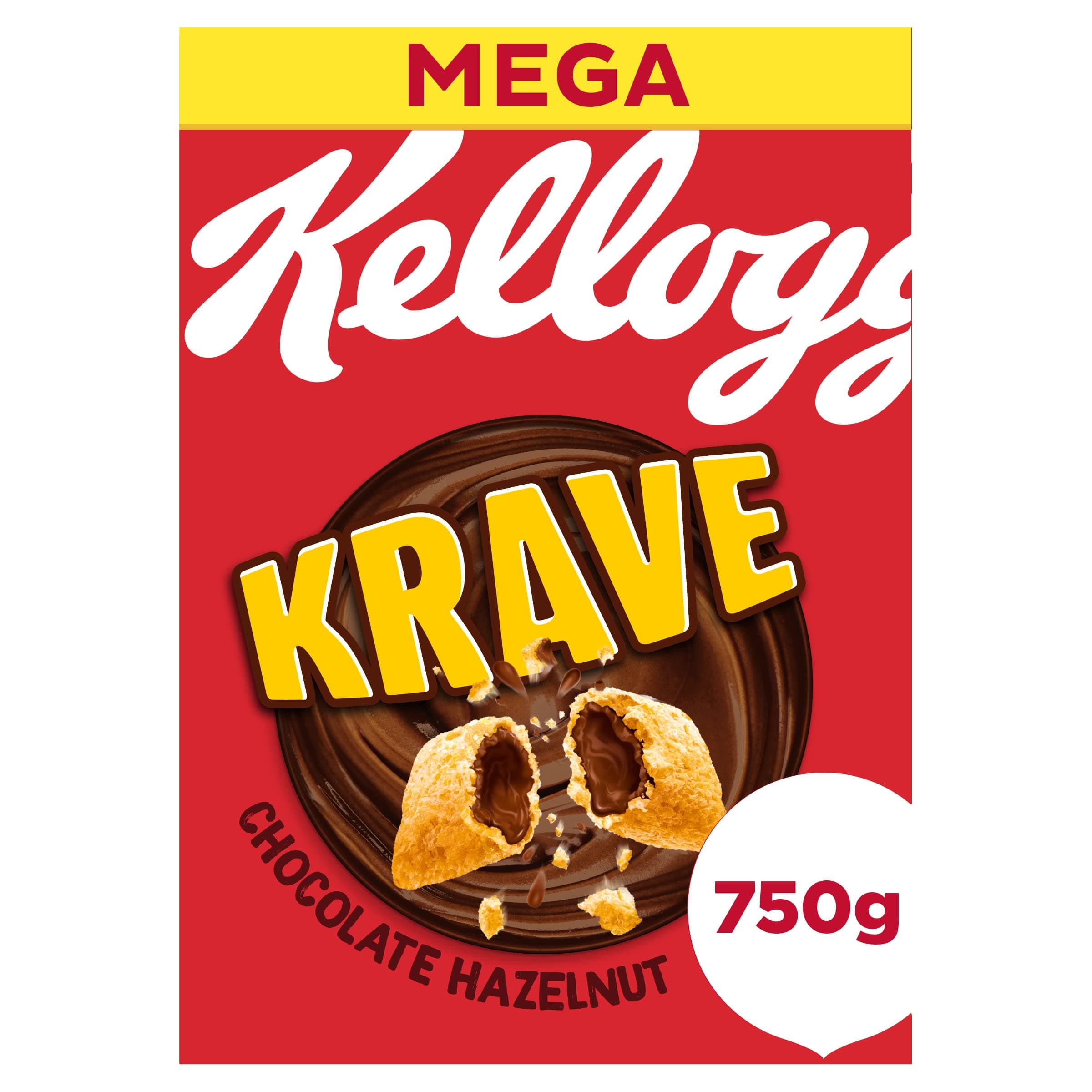 Krave Chocolate Hazelnut Breakfast Cereal, 750g