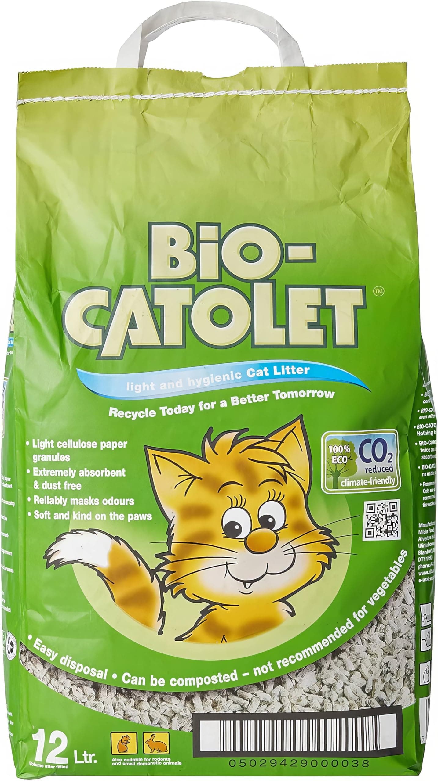 Bio-Catolet Light & hygienic Cat Litter, 12 L, Medium