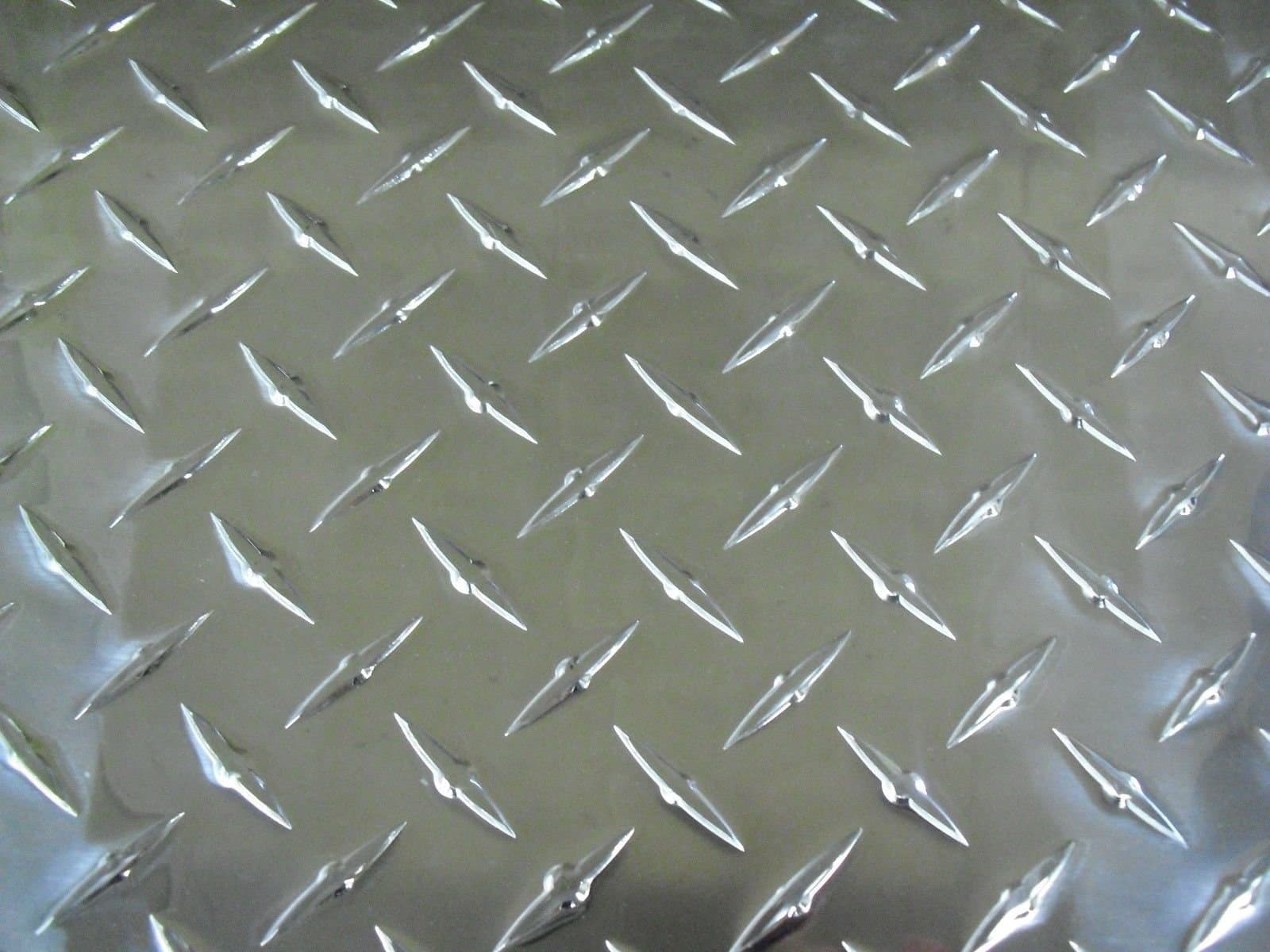 1/8" Aluminum Brite Diamond Tread Deck Plate 3003 12" x 18"