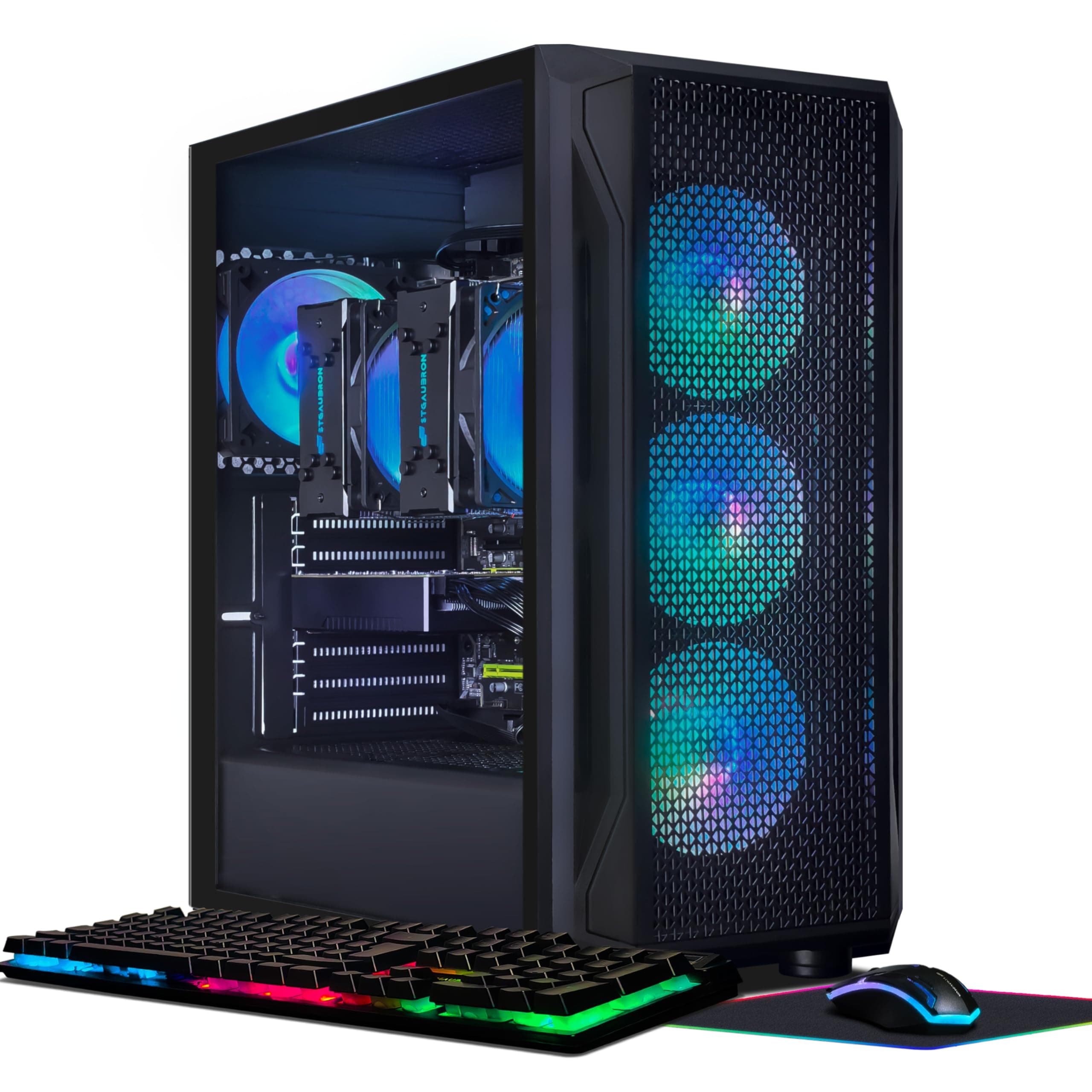 STGAubron Gaming Desktop PC, Radeon RX 580 8G, Intel I7 Xeon E5 up to 3.7GHz*...