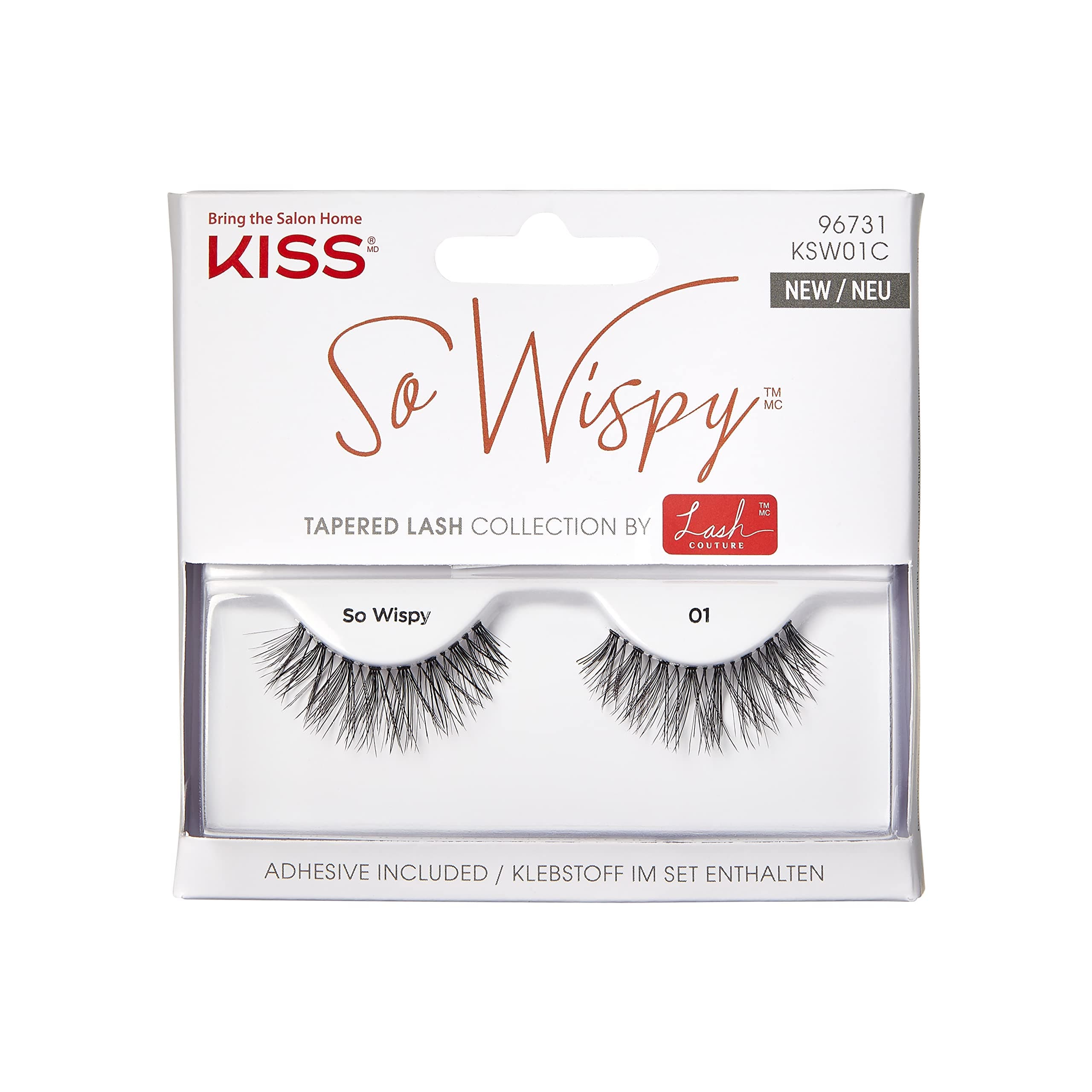 Kiss So Wispy Tapered Lash Collection, Ksw01C