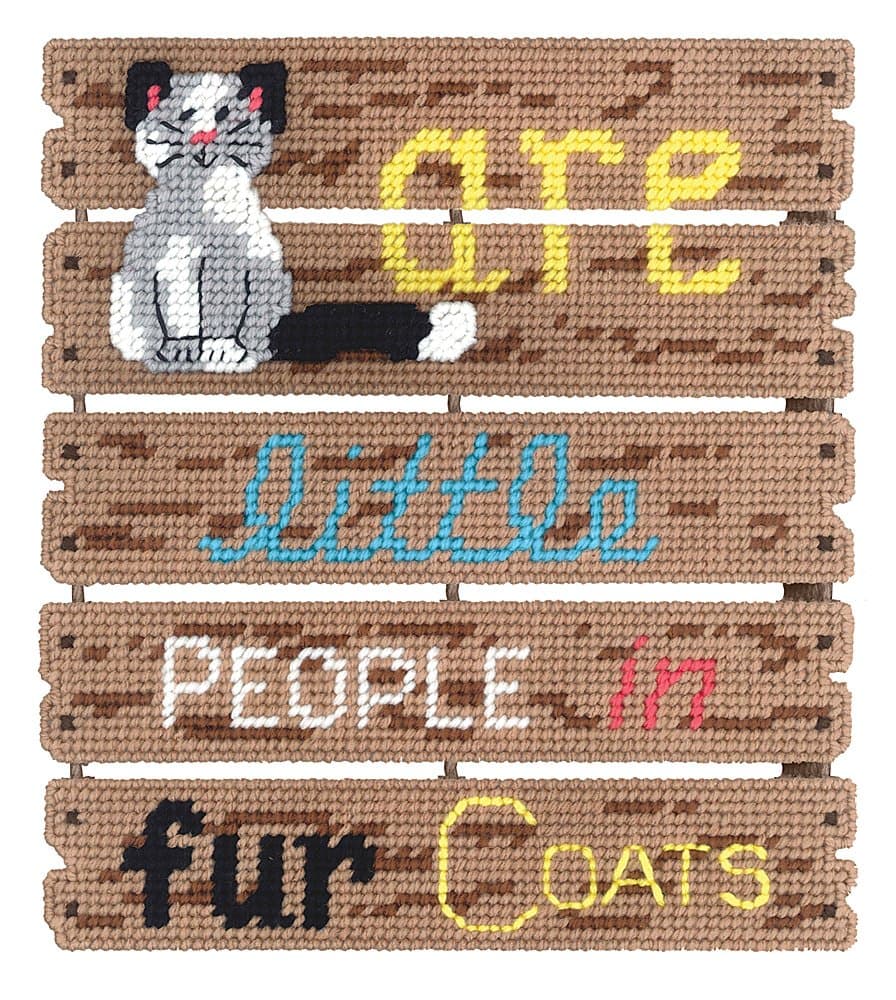 Janlynn Cats Are Pallet-ables Plastic Canvas Kit