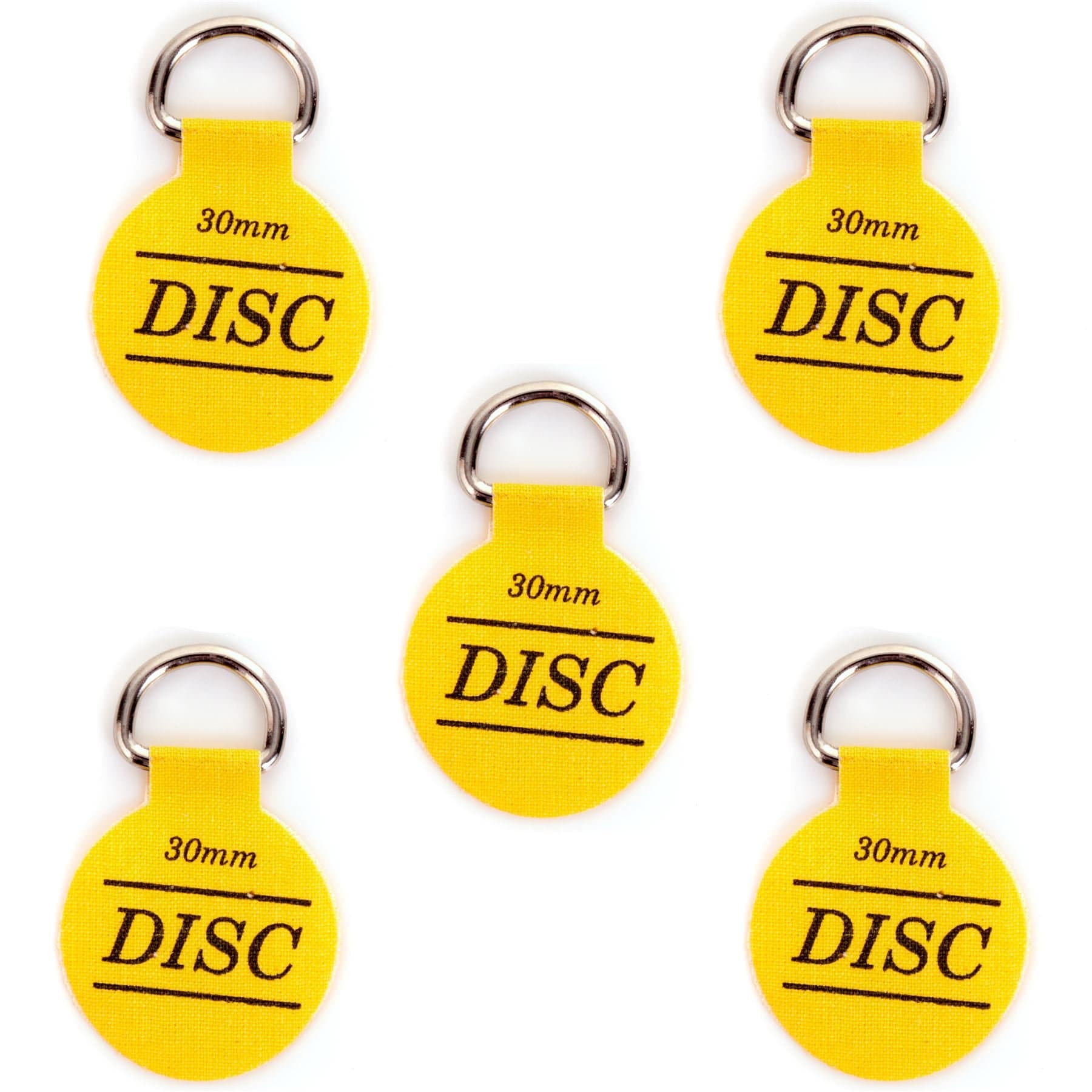 5X Non Marking 30mm Adhesive Disc Plate Hangers