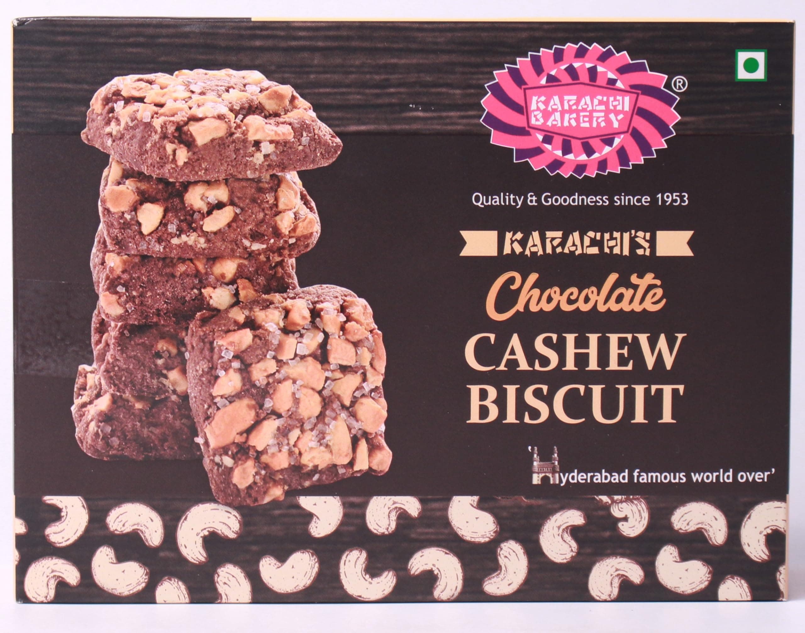 Chocolate Cashew Biscuits, 400G