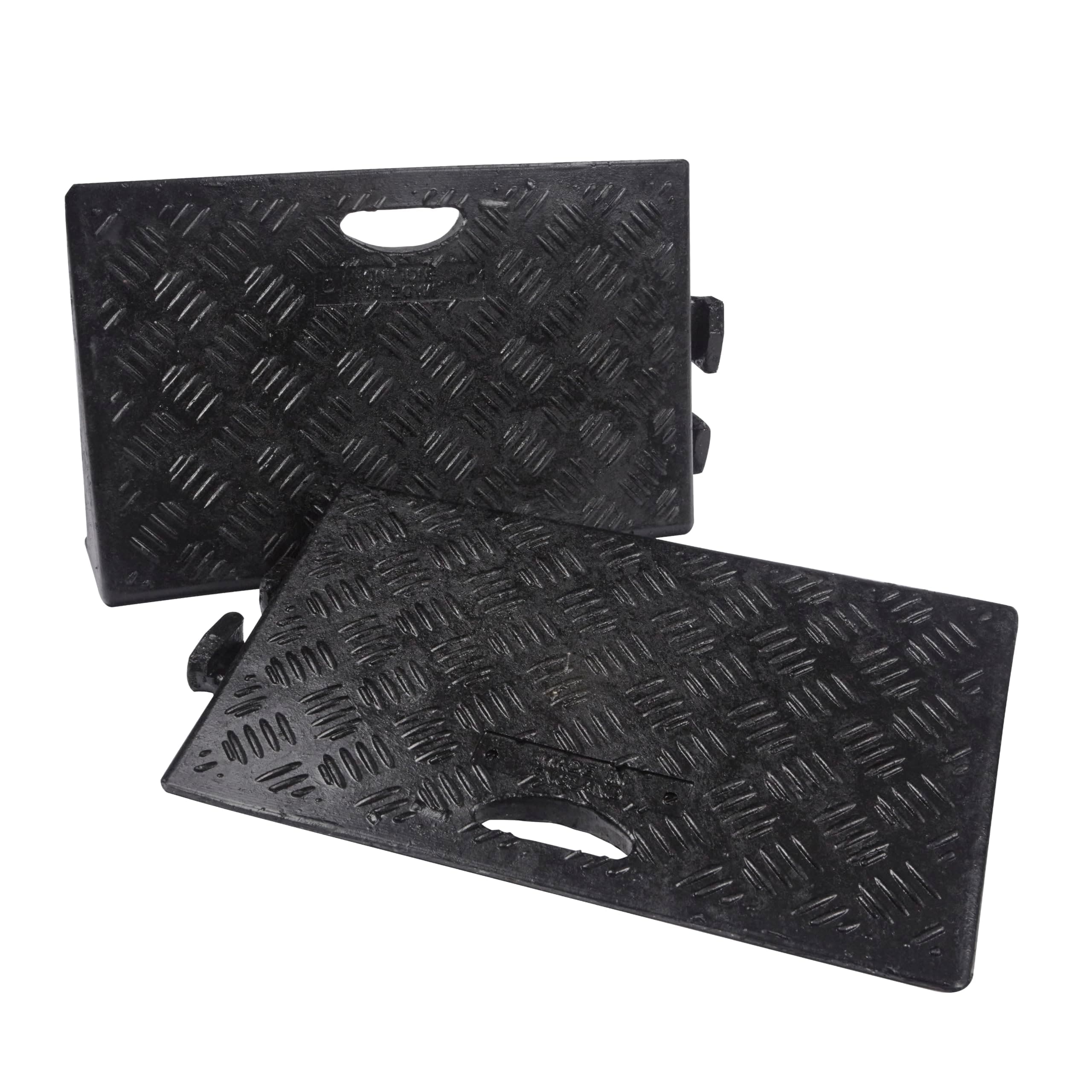 Pack of 2 Black kerb ramps