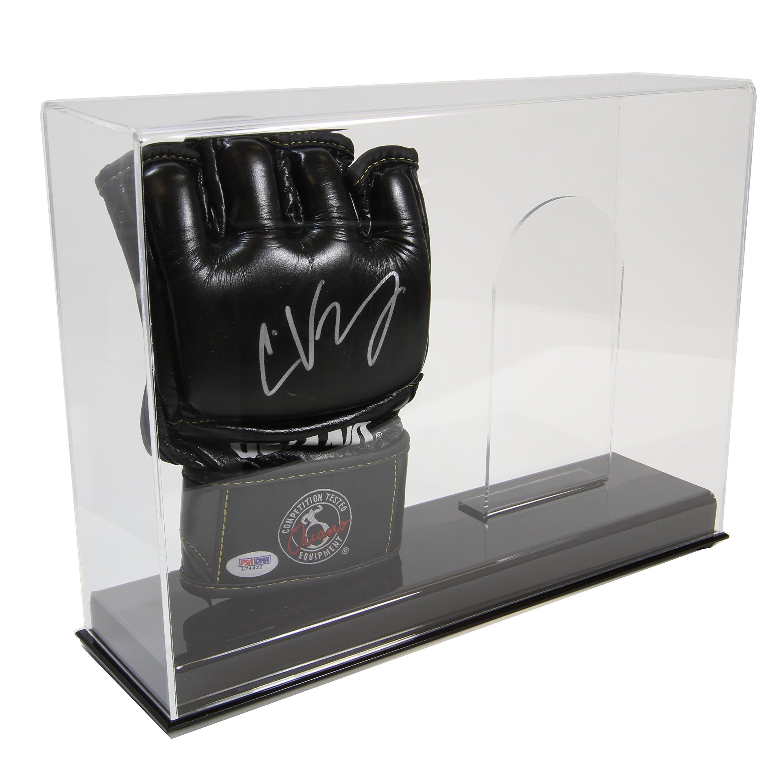 Deluxe Acrylic Double UFC MMA Glove Display Case - Clear