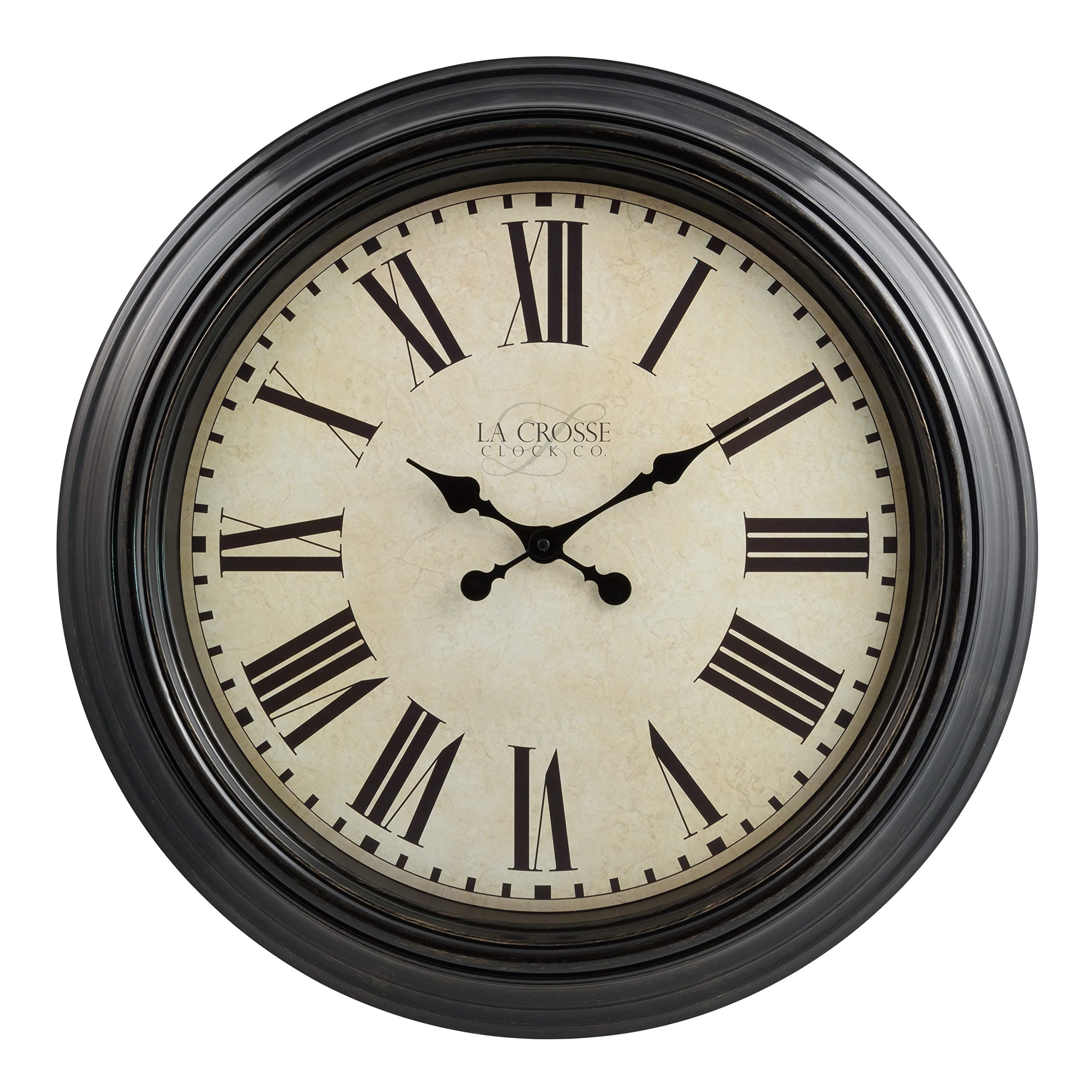 La Crosse Clock 404-2658 23-Inch Maxwell Quartz Wall Clock