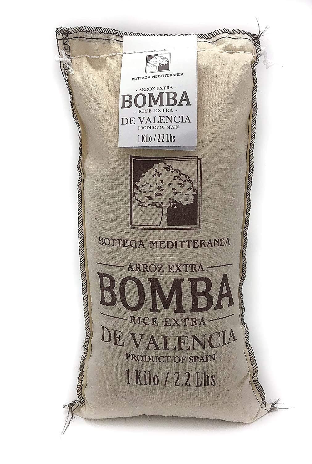 Bottega Mediterranea Bomba Rice Extra 2.2 lbs.