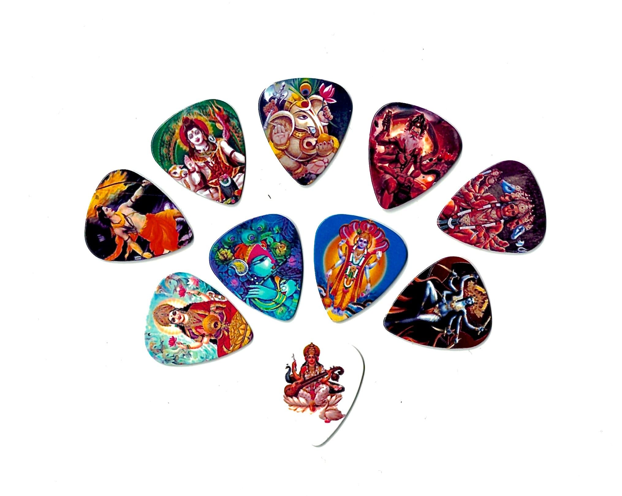 Guitar Picks Spiritual (10 medium picks in a pack)
