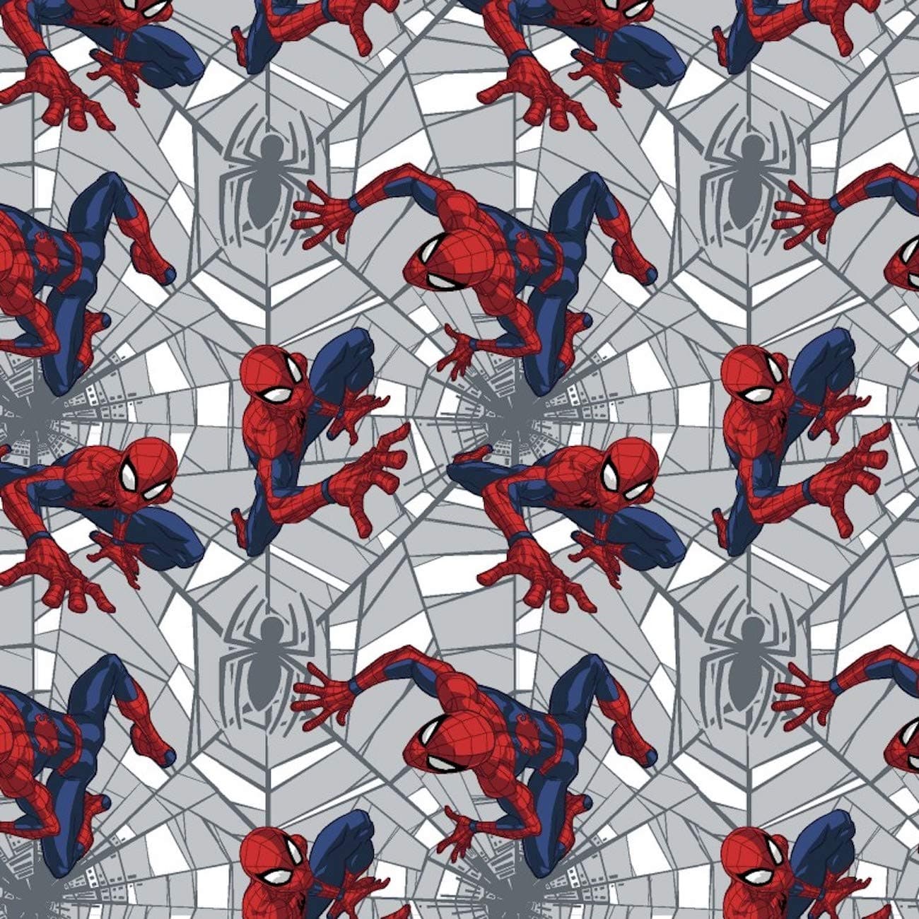 Products Marvel Avengers Spider-Man Web Crawler Premium Quality 100 percent Cotton Fabric by The Yard.