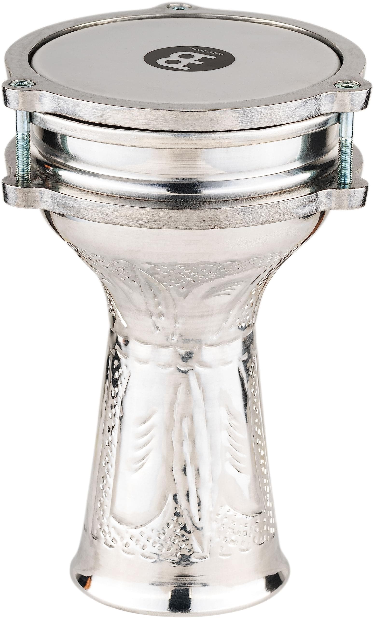 Mini Darbuka Egyptian Goblet Drum, Hand Hammered â۠Made in Turkey â۠Synthetic Head, 2-Year Warranty (HE-051)