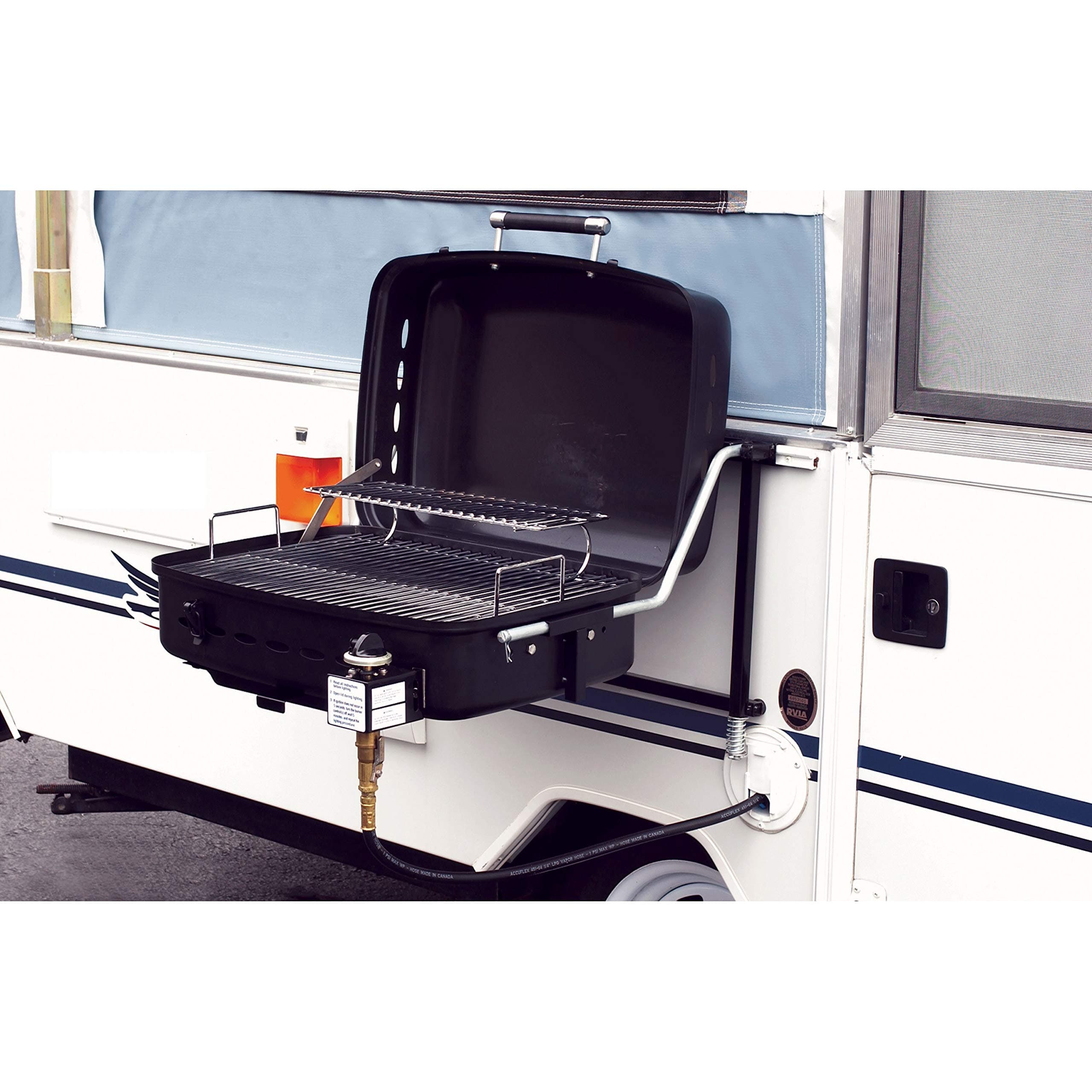 Fleming Sales RVAD400 Black RV Sidekick Grill