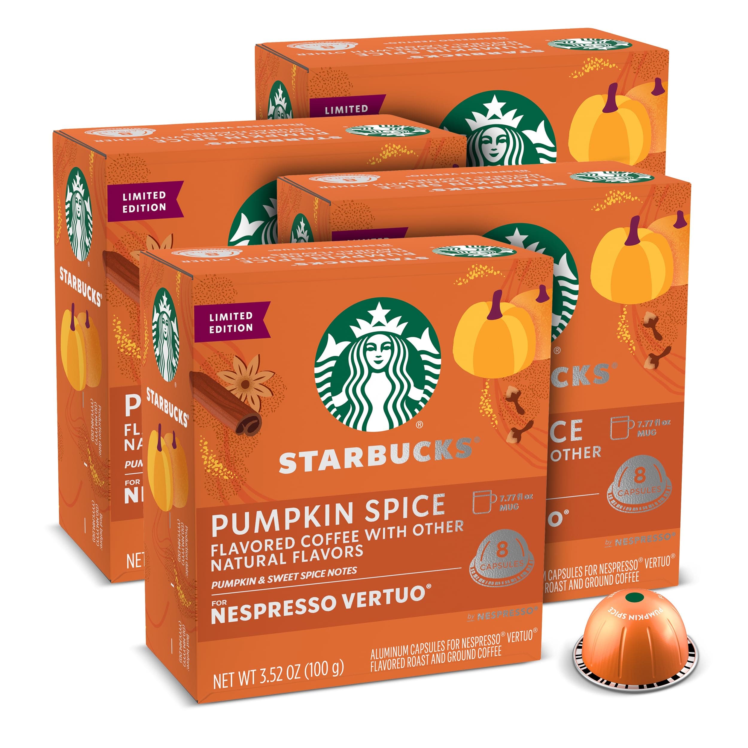 by Nespresso Vertuoline, Pumpkin Spice, 32 Count
