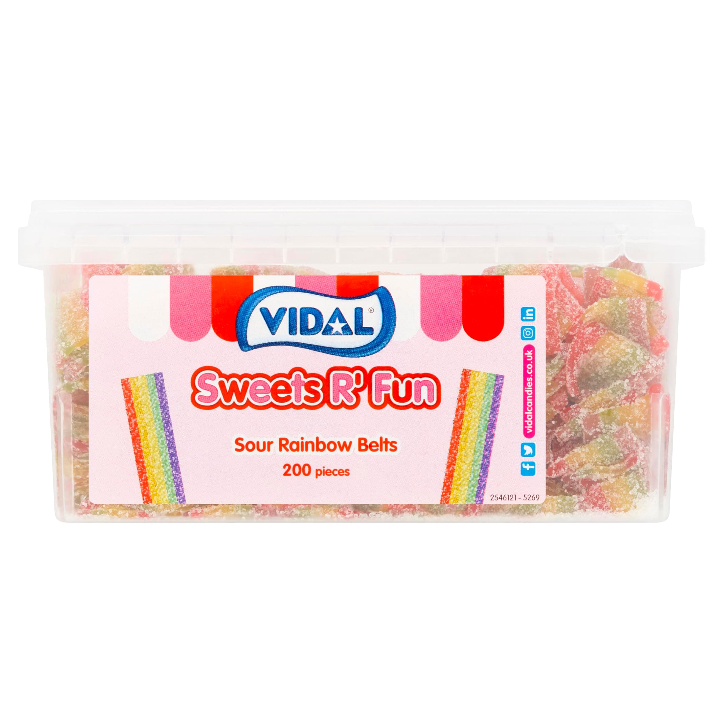 Rainbow Strips (Pack of 1, Total 200 Pieces)