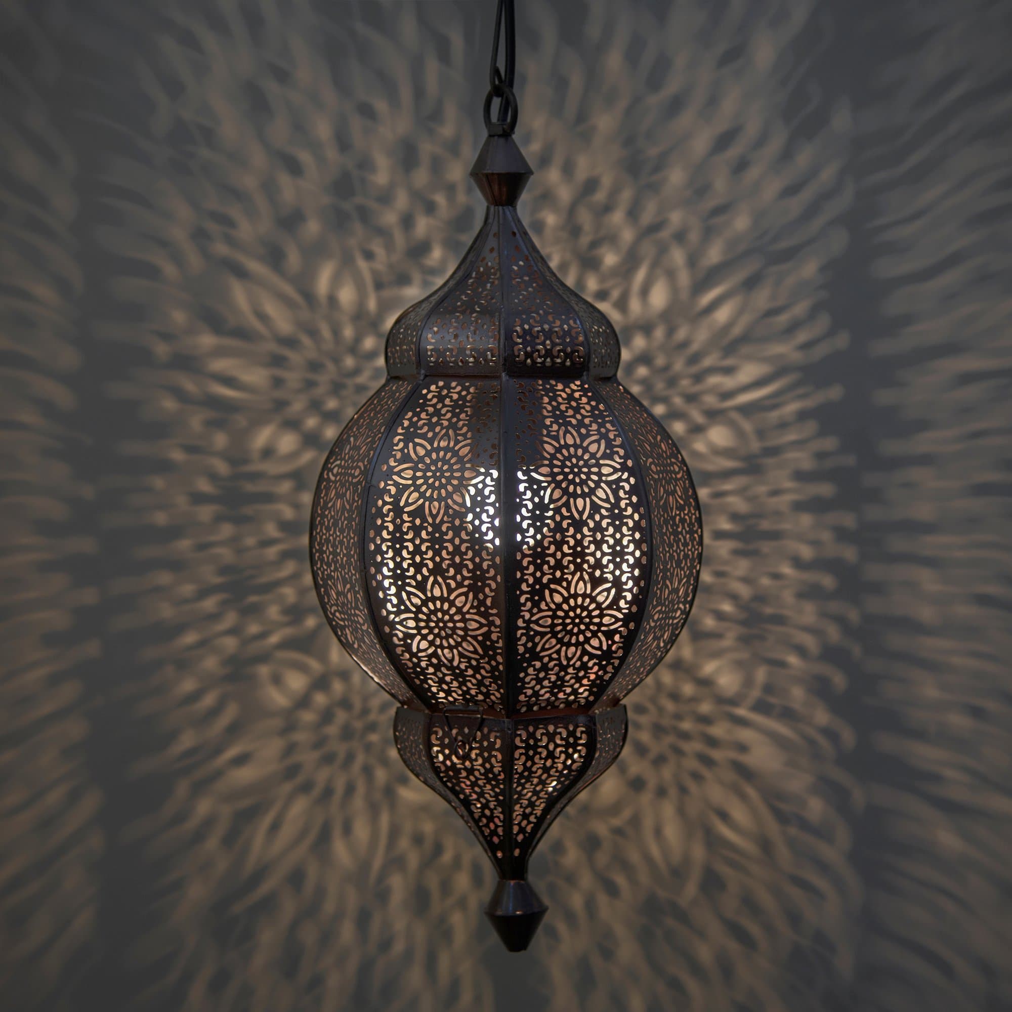 Moroccan Pendant Light (Antique Copper)(Corded Electric)