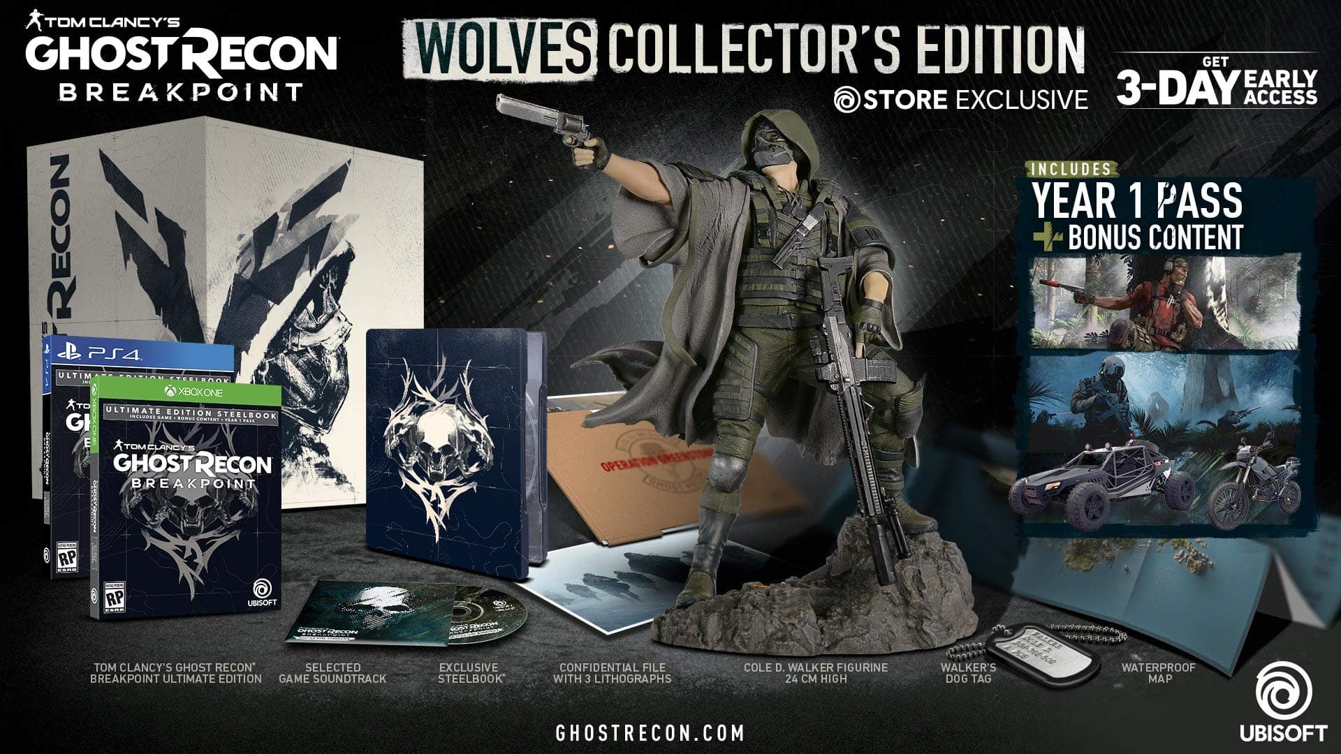 Tom Clancy's Ghost Recon Breakpoint - Wolves Collector's Edition (PS4)