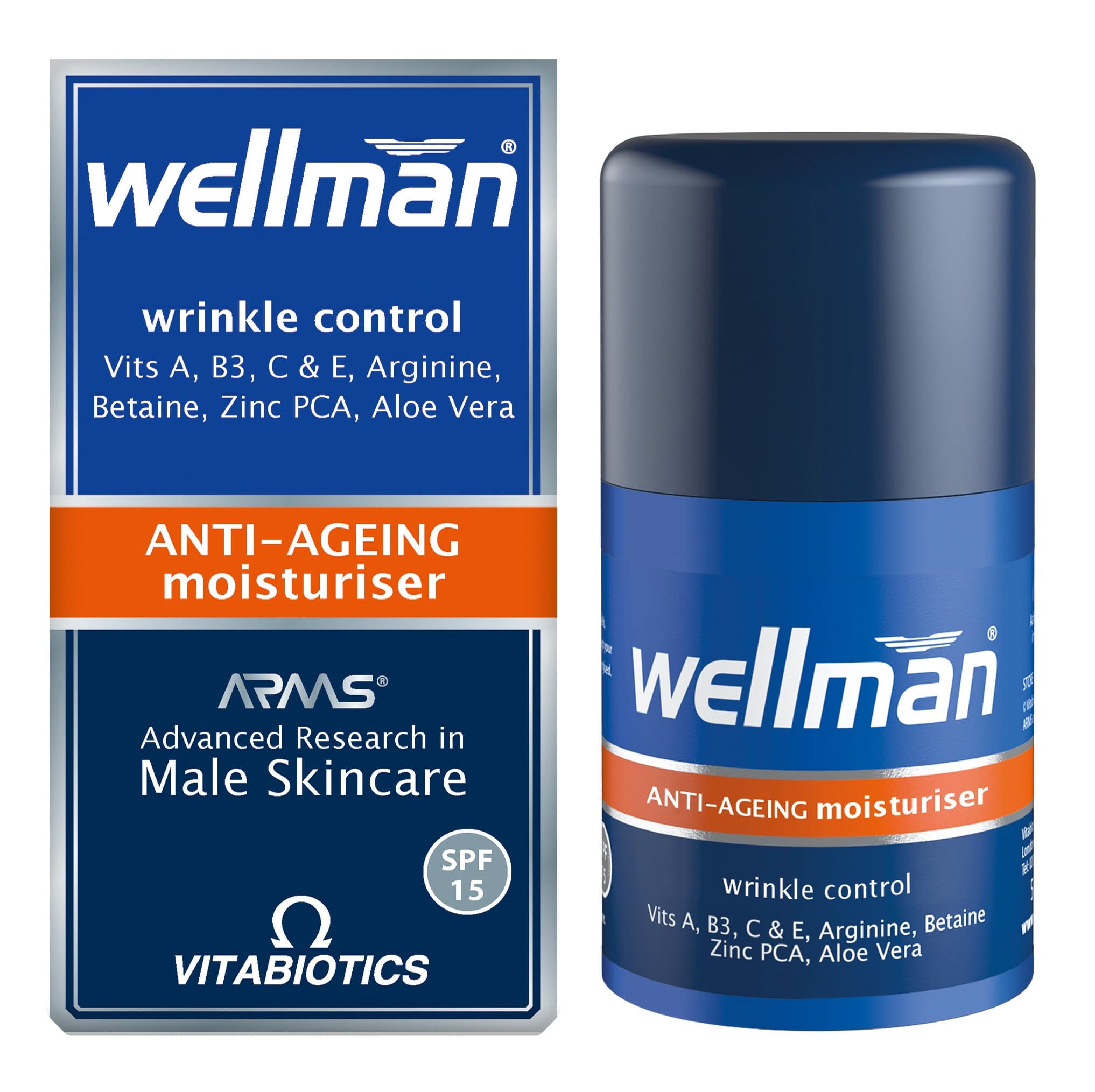 Anti-Ageing Moisturiser for Men, Wellman