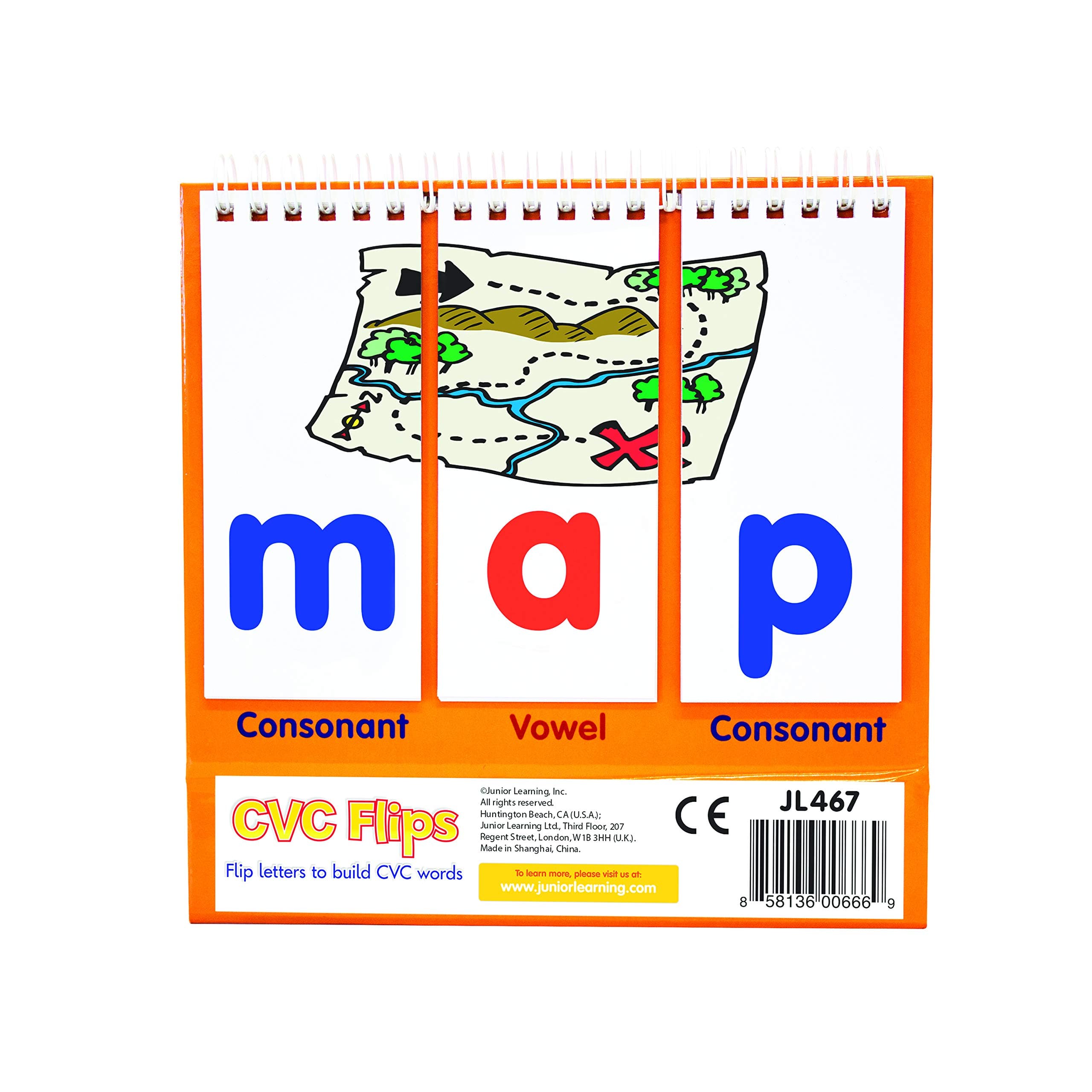 Junior Learning JL467 CVC Flips, Multi