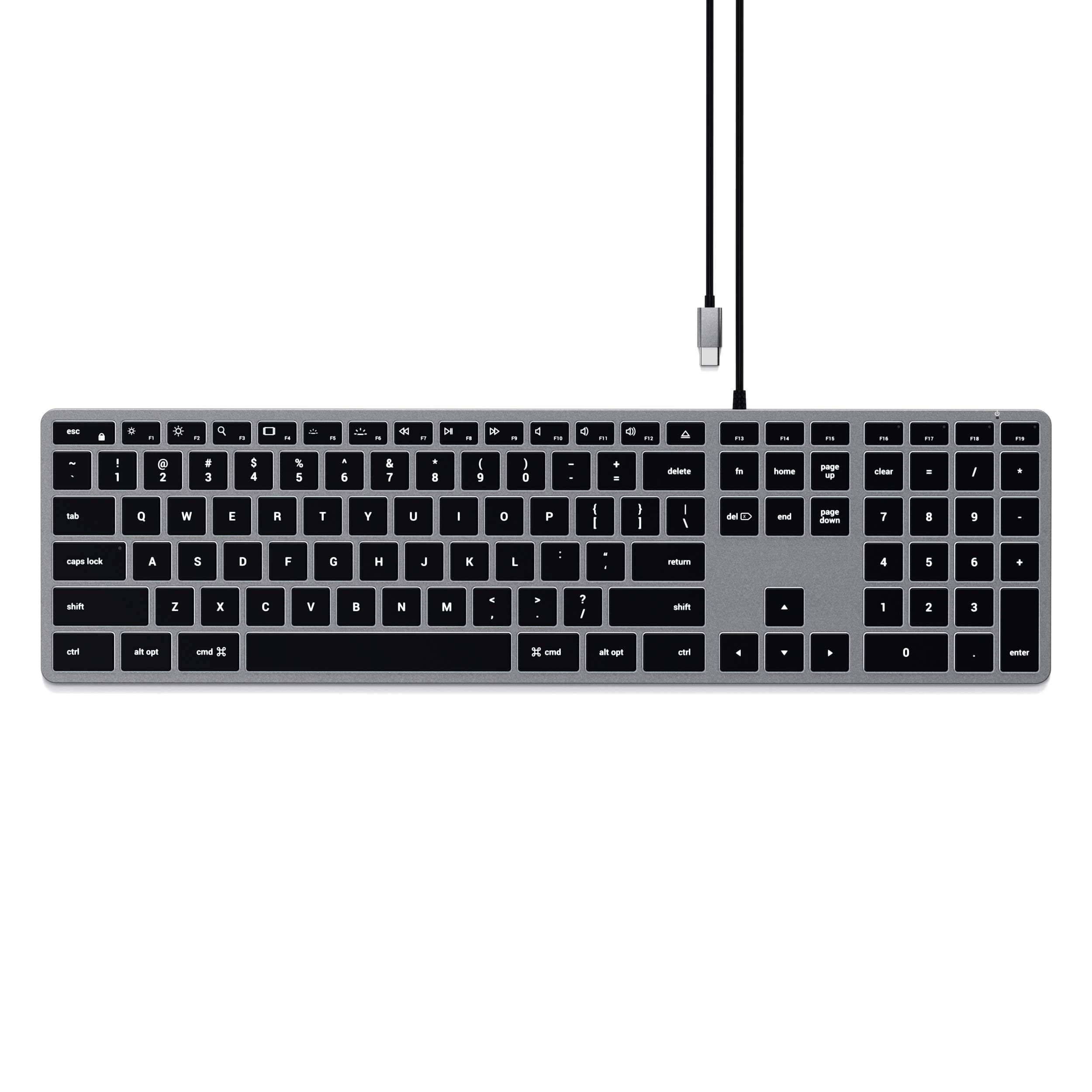 Slim W3 Wired Backlit Keyboard