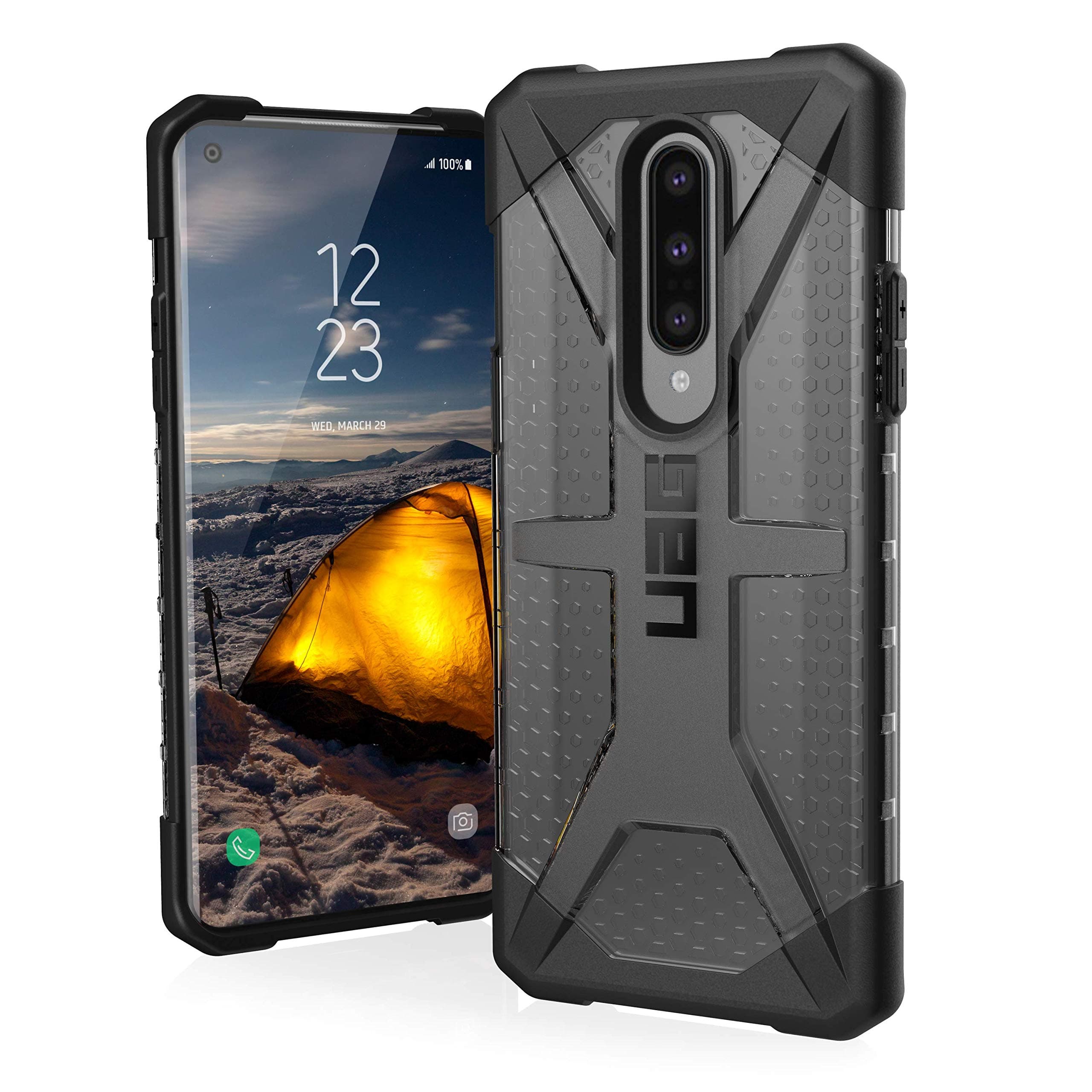 Urban Armor Gear UAG Plasma Feather-Light Rugged Protection Case/Cover Designed for OnePlus 8 / OP8 (Military Drop Tested) - Ash Multicolor